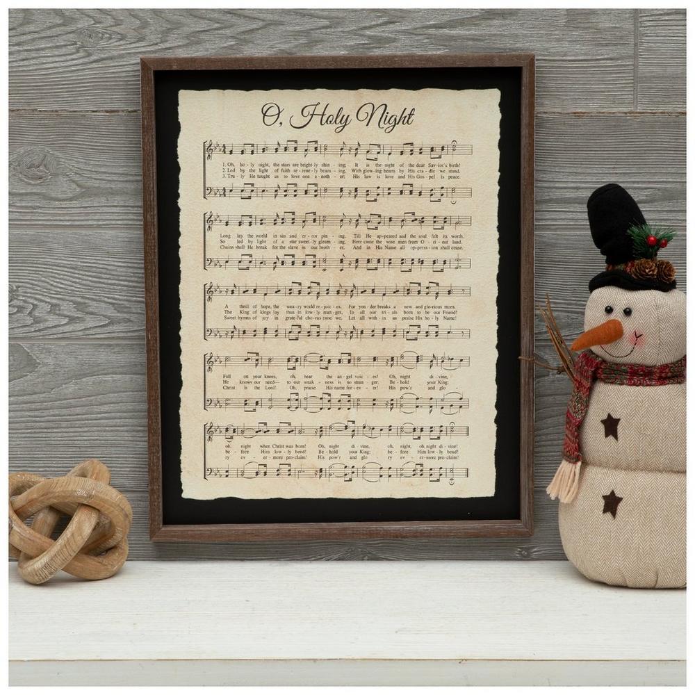 O Holy Night Wood Wall Decor
