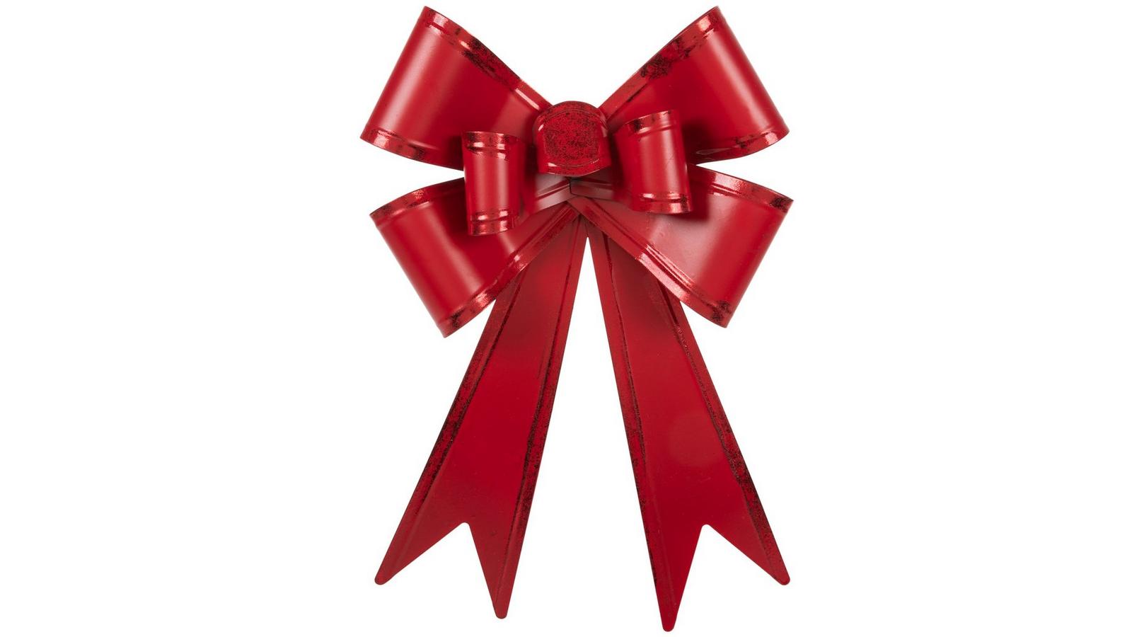 Red Glitter Bow Metal Wall Decor | Hobby Lobby | 5973128