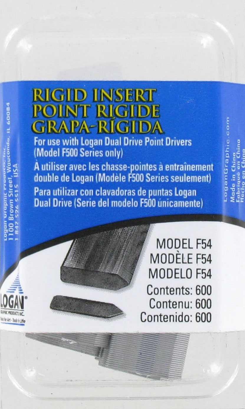  Logan Dual Point Driver Elite and F54 Rigid Points Pack of 600  : Tools & Home Improvement