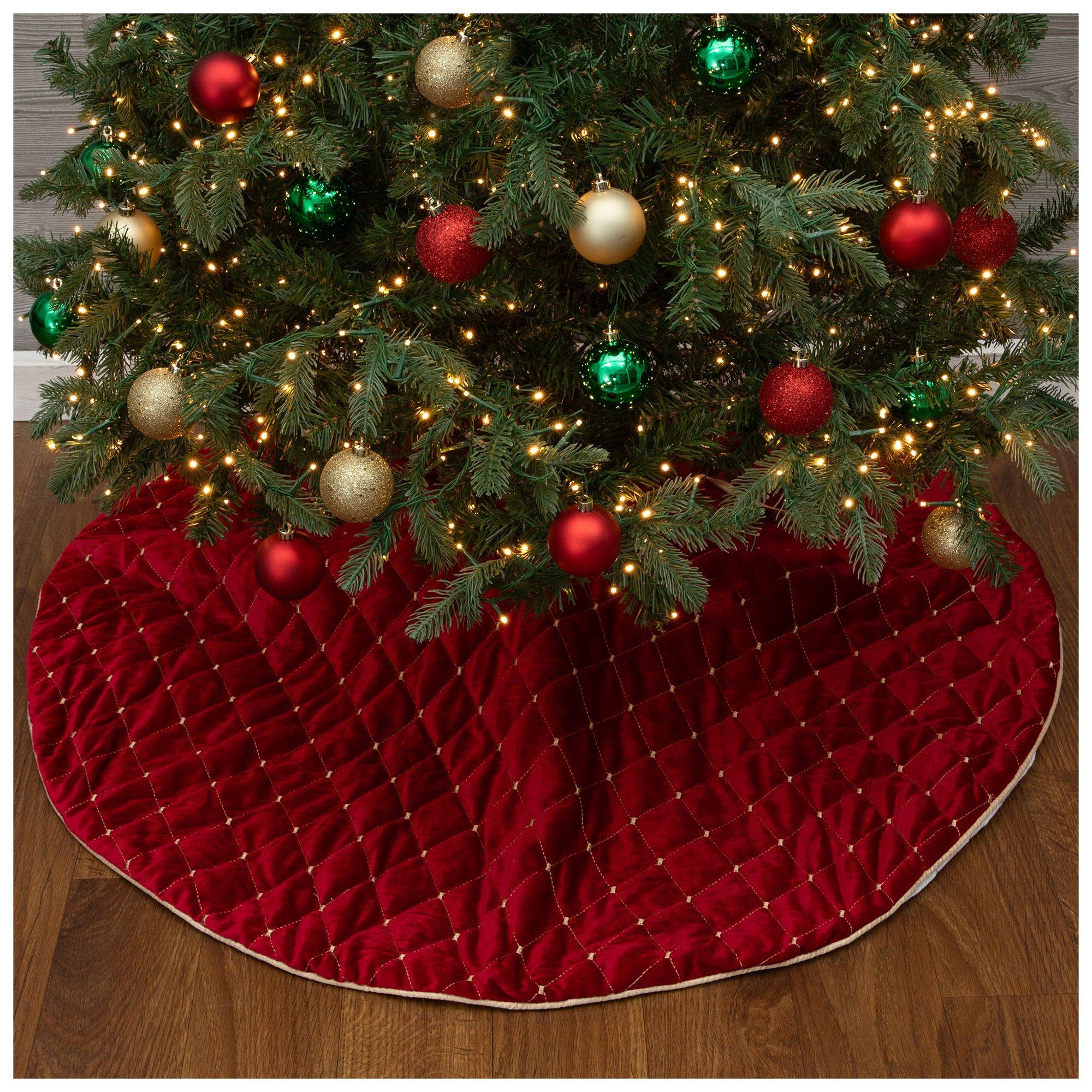 Reversible Quilted Velvet Tree Skirt Hobby Lobby 5973953