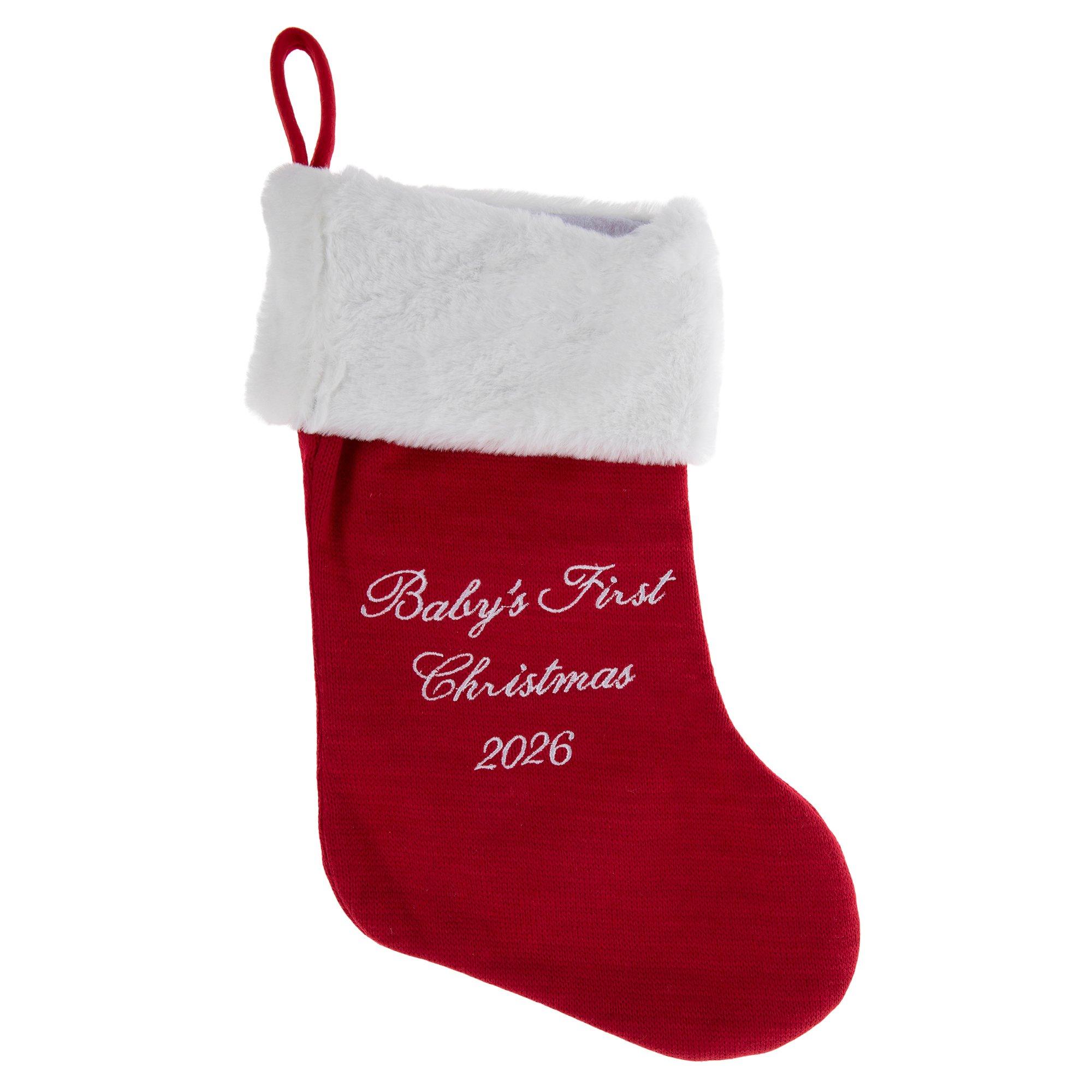 2026 Baby's First Christmas Stocking view 1