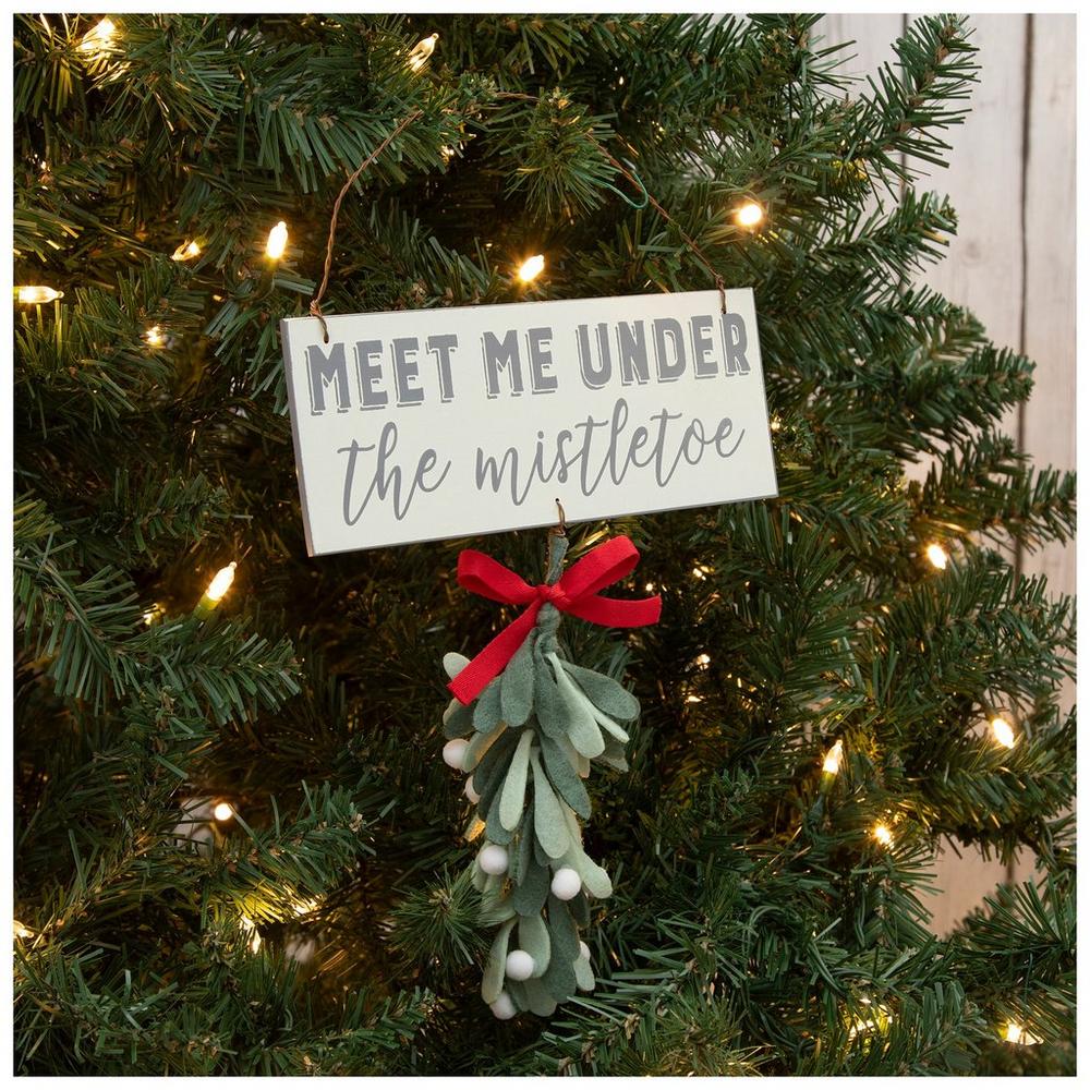 Under The Mistletoe Hanging Wood Wall Decor | Hobby Lobby | 5978861
