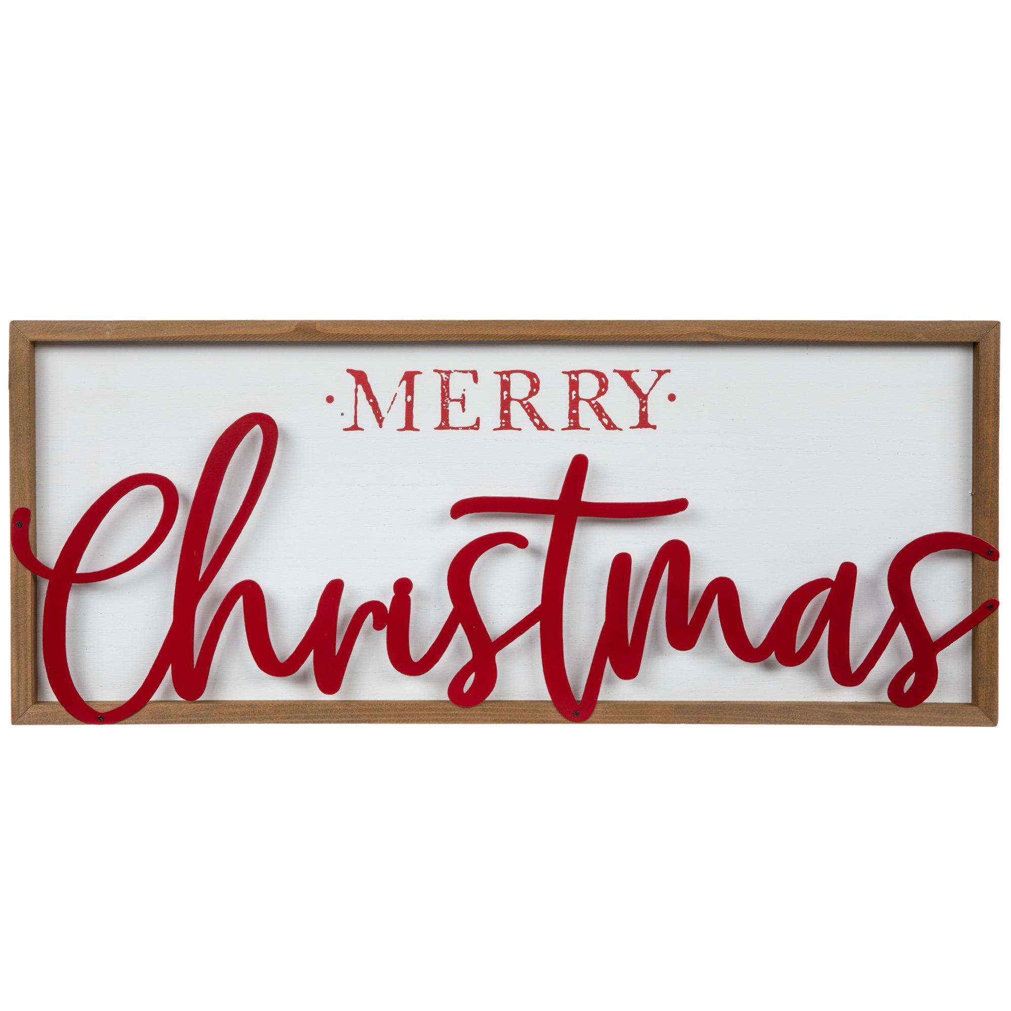 Merry Christmas Wood Wall Decor | Hobby Lobby | 5978895