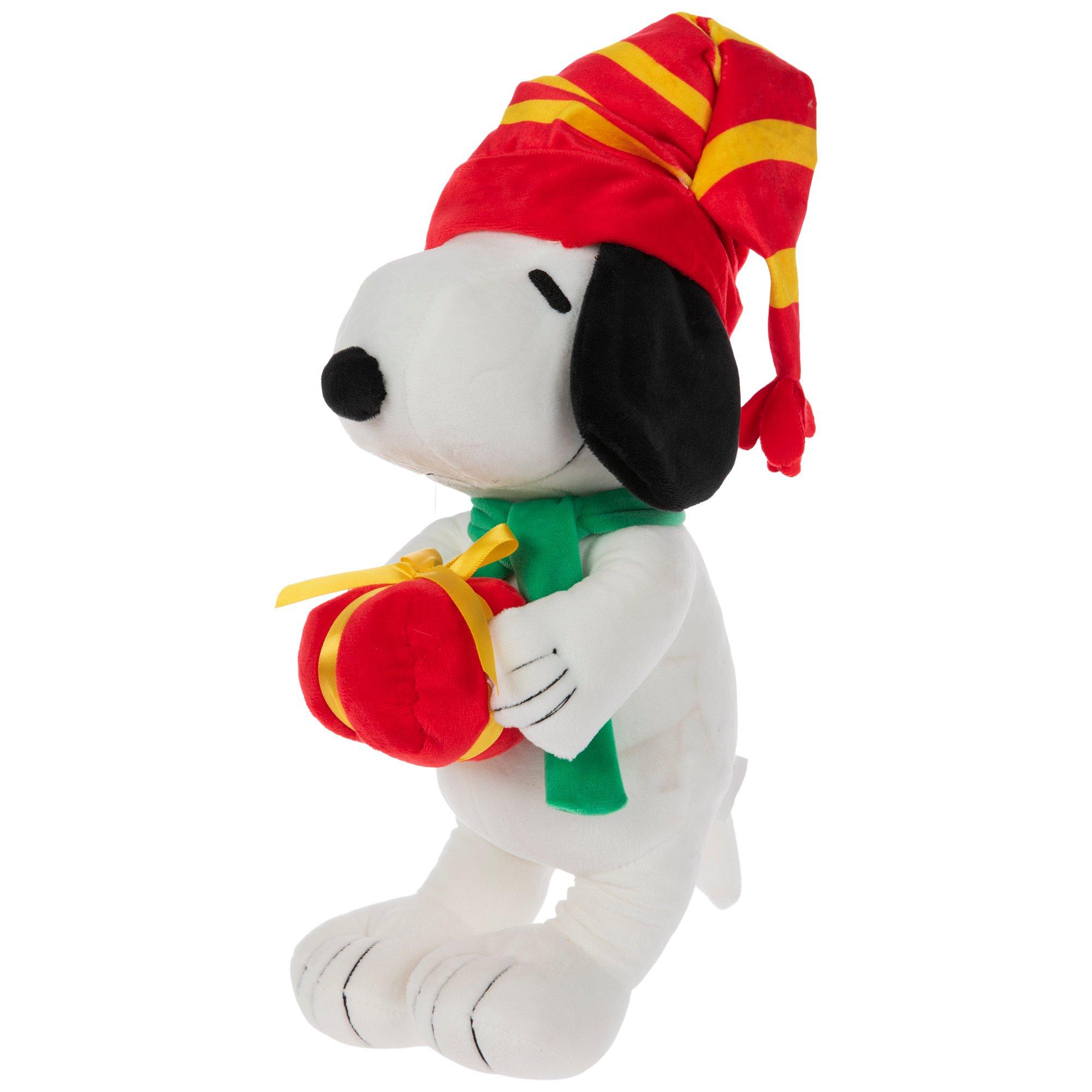 snoopy christmas stuffed animal