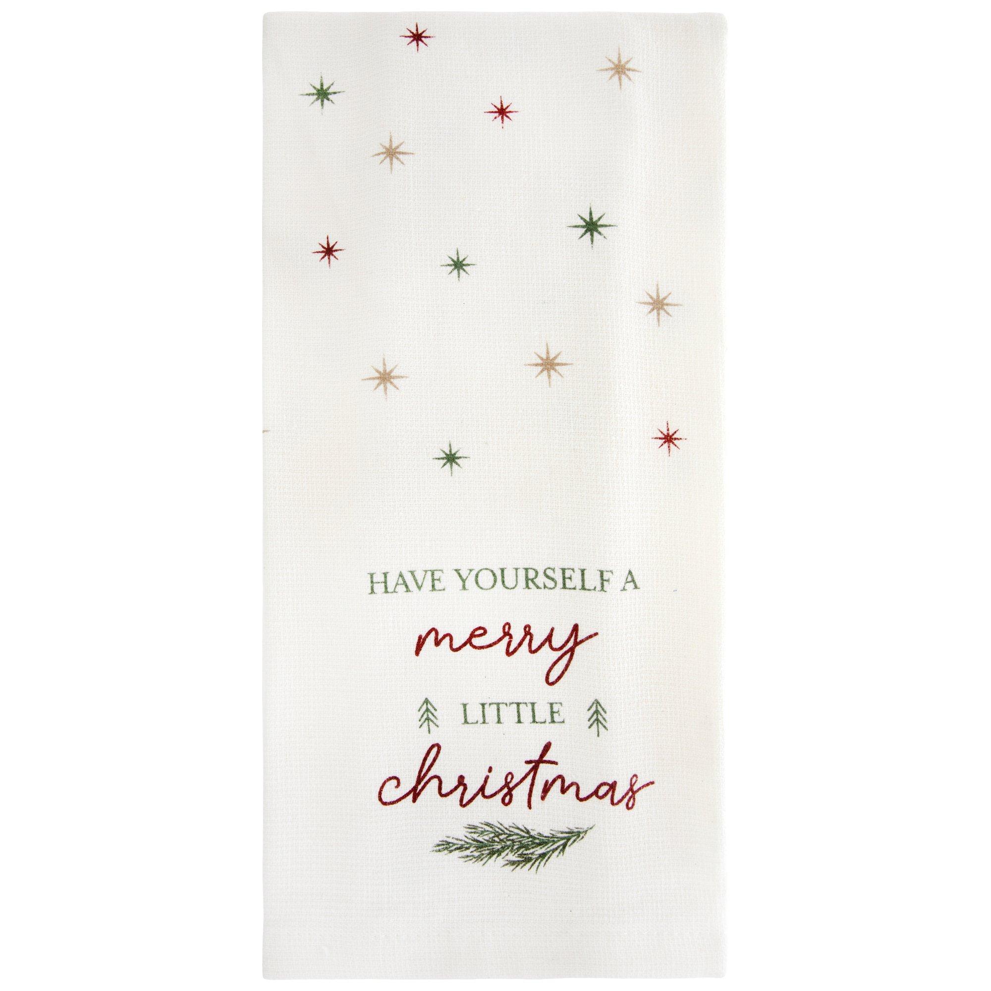 Merry Little Christmas Kitchen Towel view 1