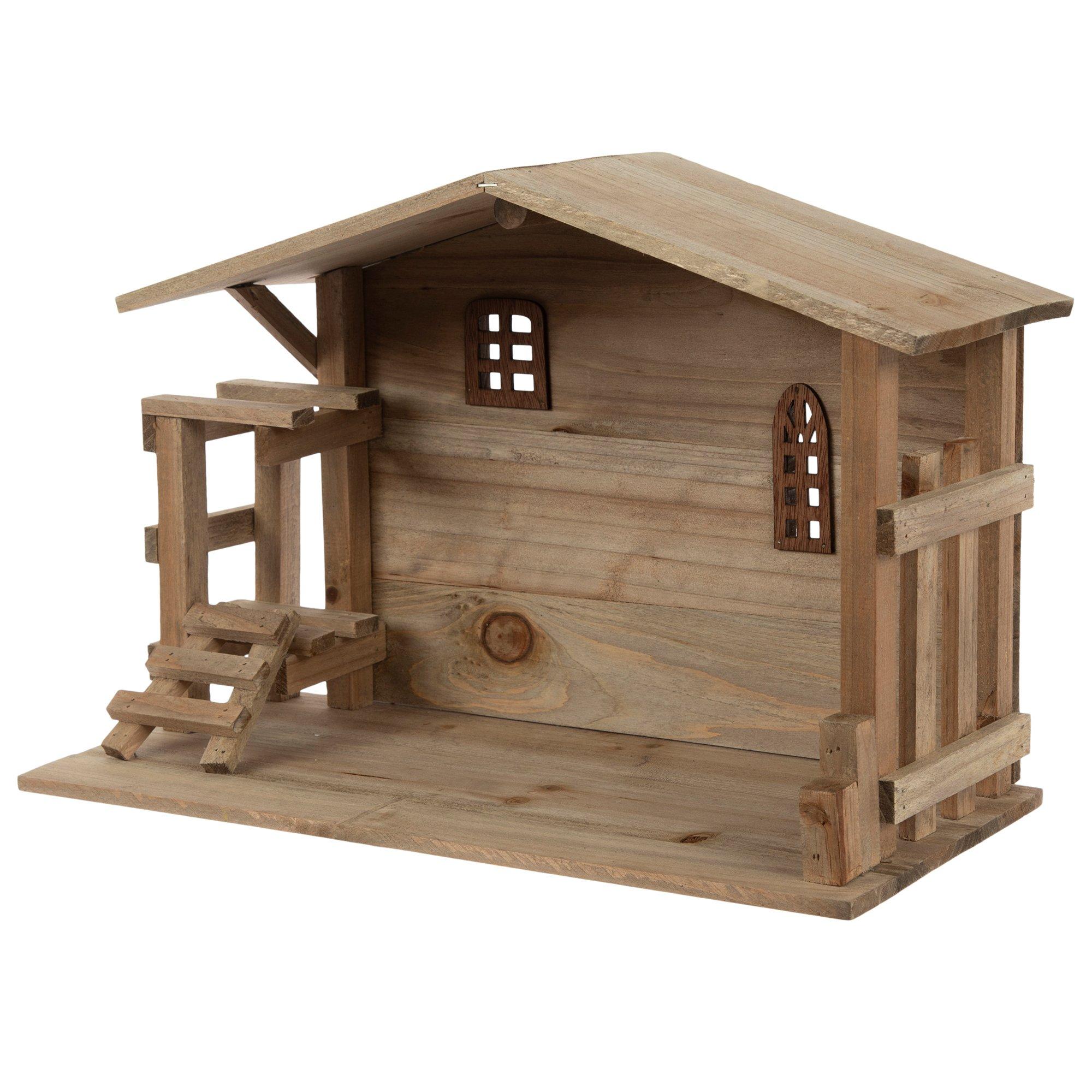 Nativity Stable Wood Decor Hobby Lobby 5985932