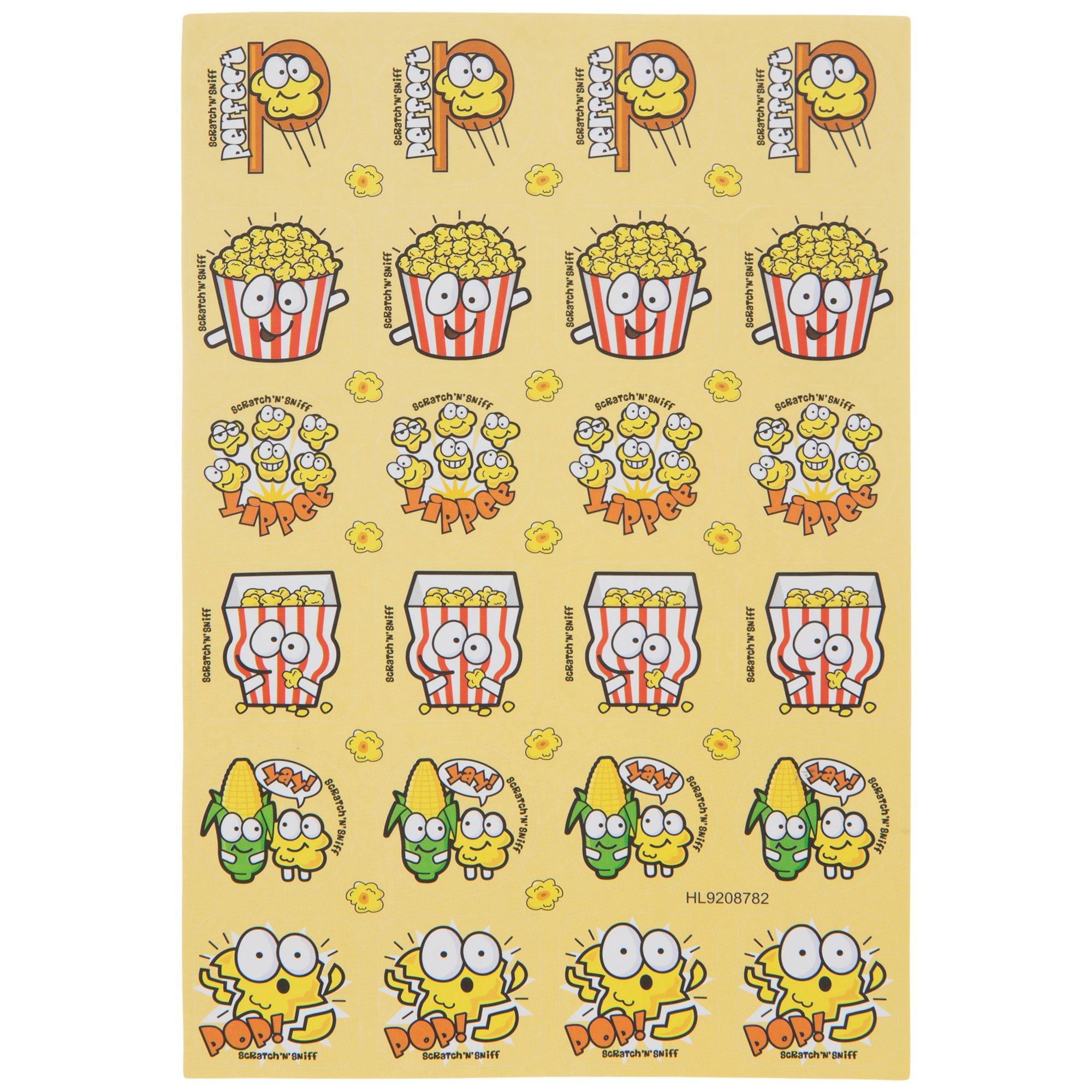 Popcorn Scratch 'N Sniff Stickers view 1