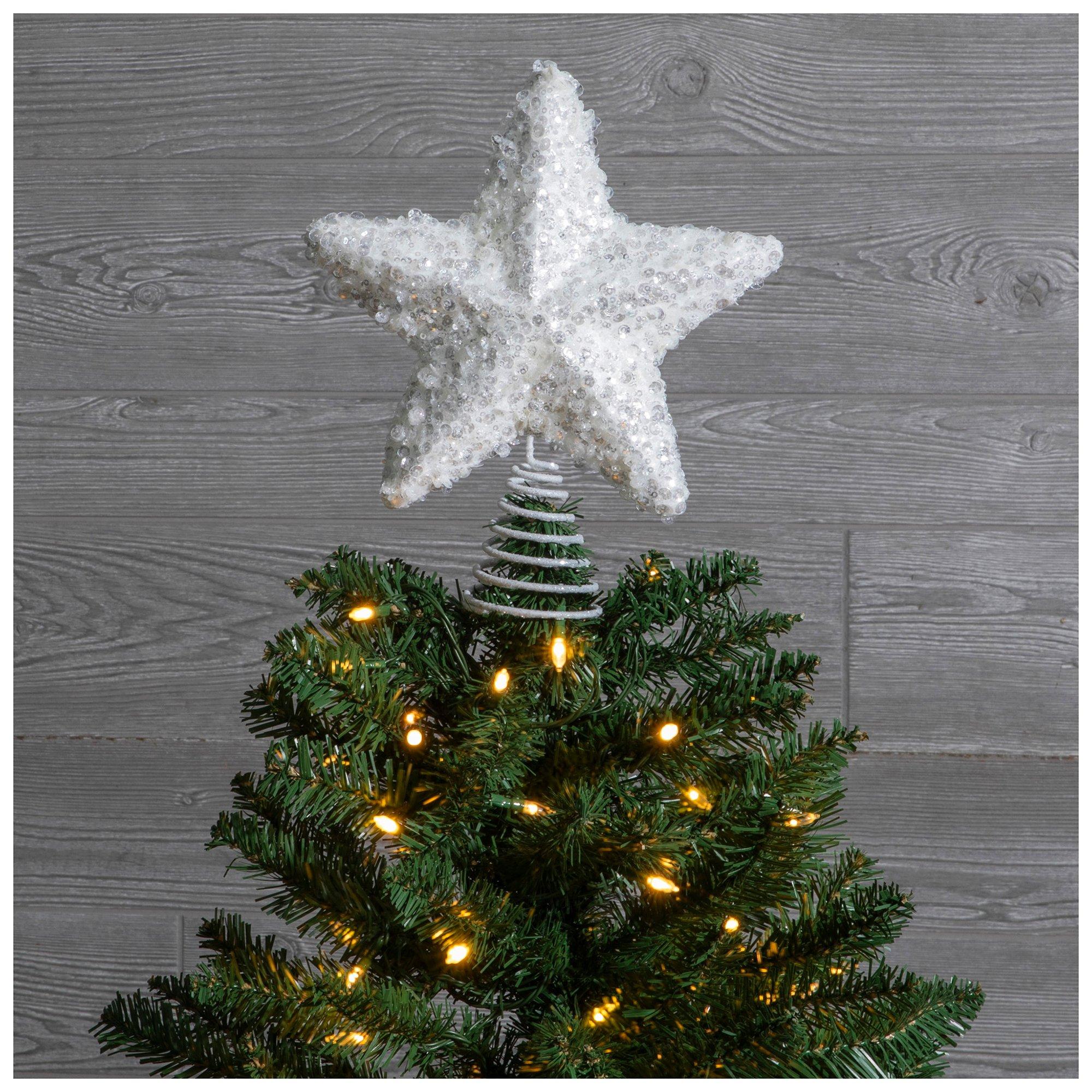 Glitter & Sequin Star Tree Topper Hobby Lobby 5987565