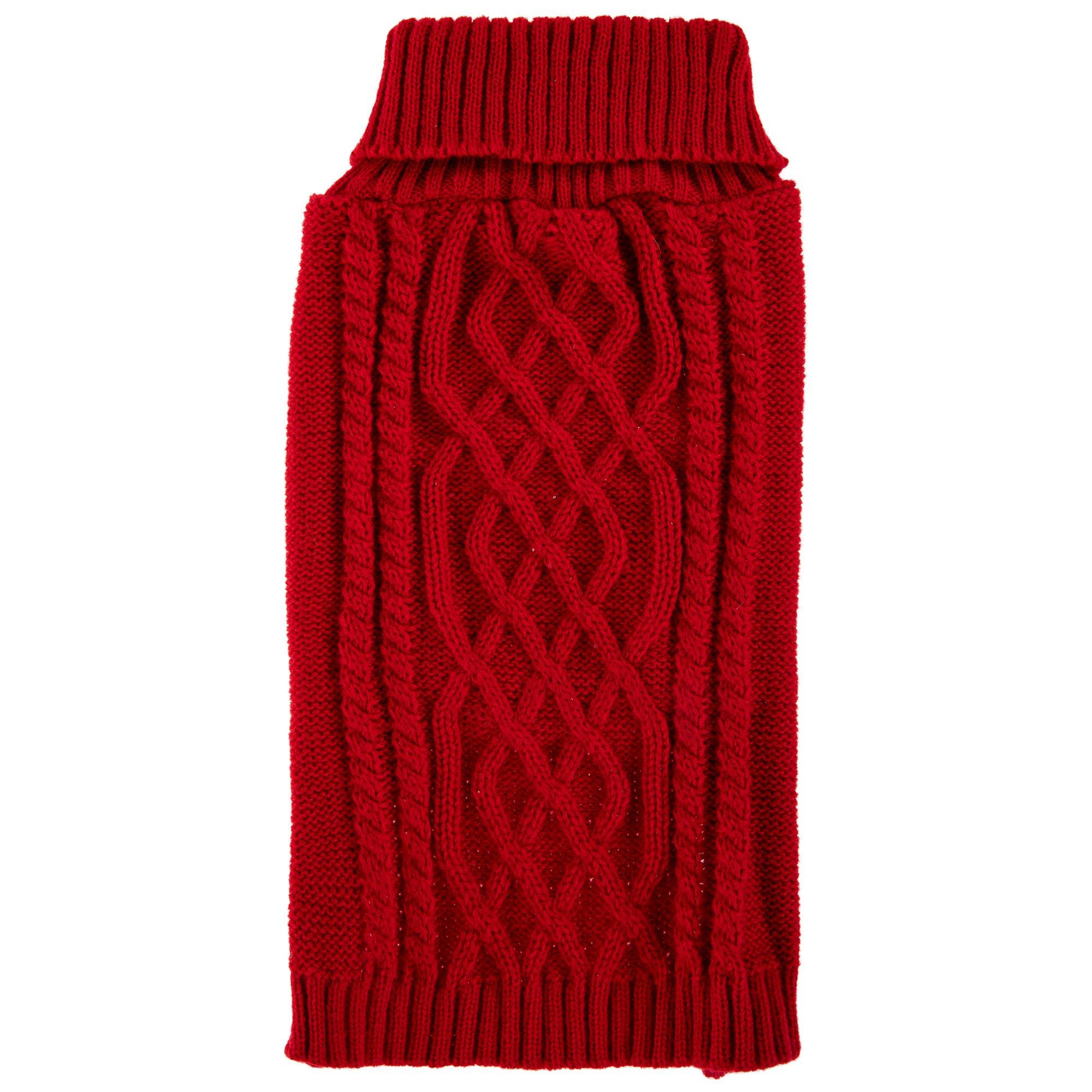 Red Cable Knit Dog Sweater Hobby Lobby 5988472