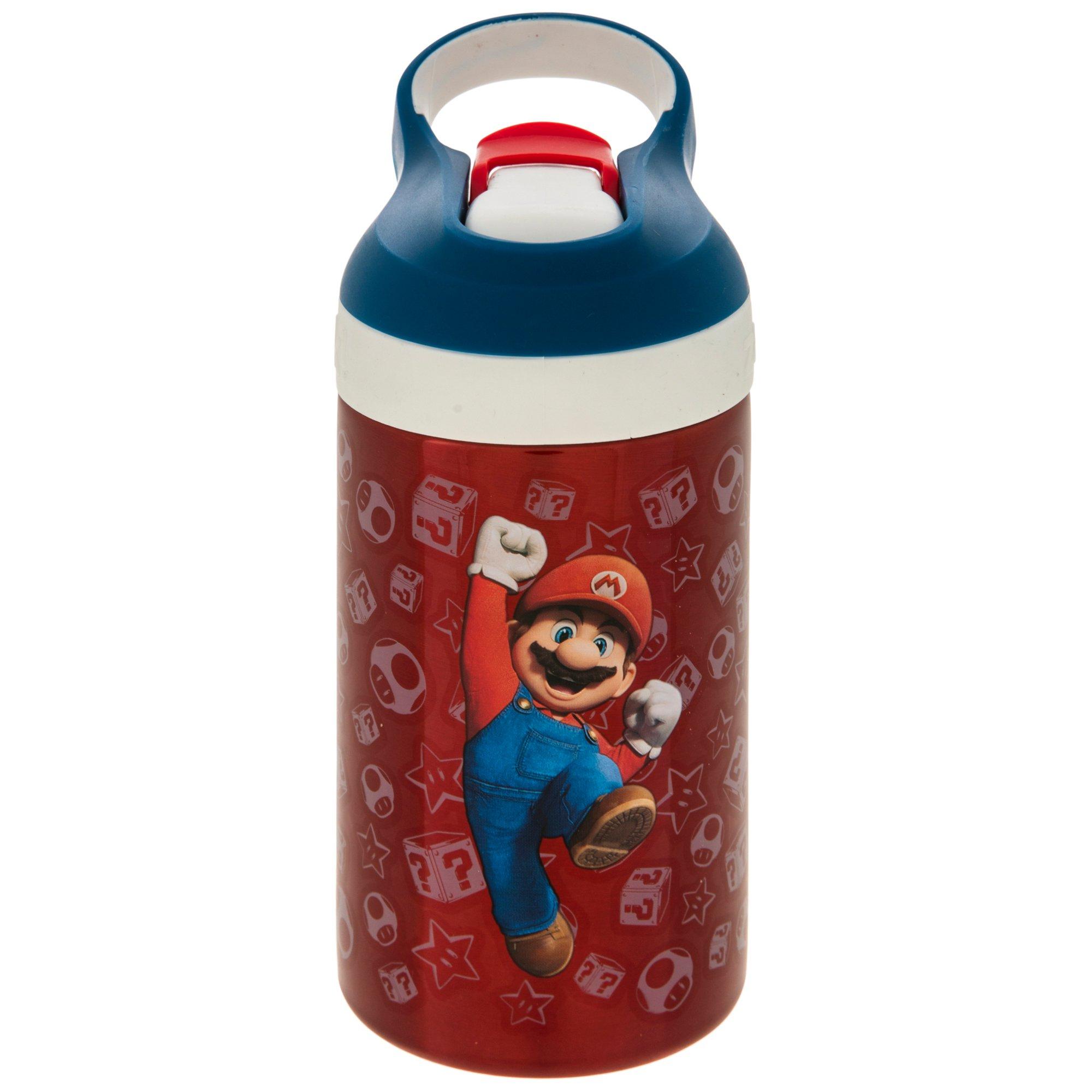 560ML New Super Mario Bros Water Bottle Anime Children Leakproof