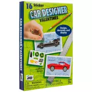 Car Designer Sticker Valentines