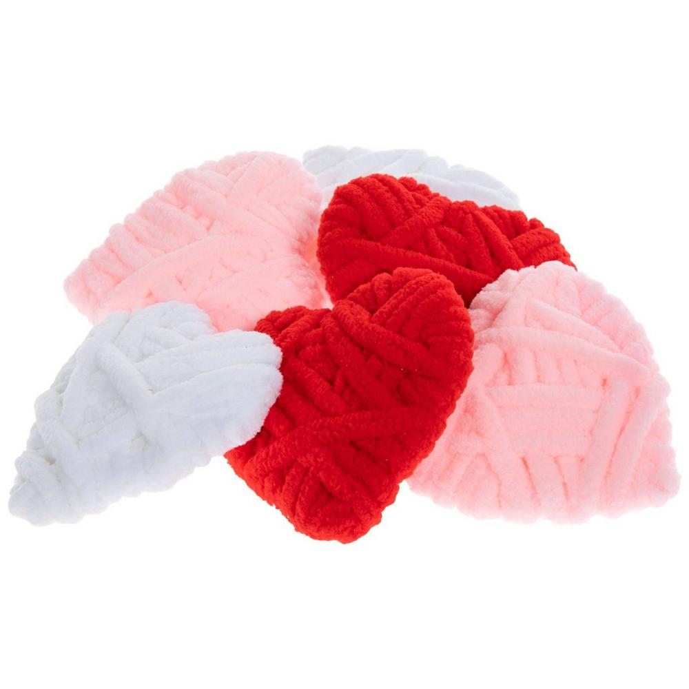 Pink, Red & White Plush Hearts | Hobby Lobby | 5990627