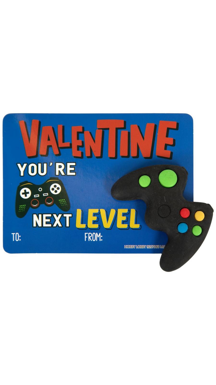 Valentine Cards With Controller Erasers | Hobby Lobby | 5991187