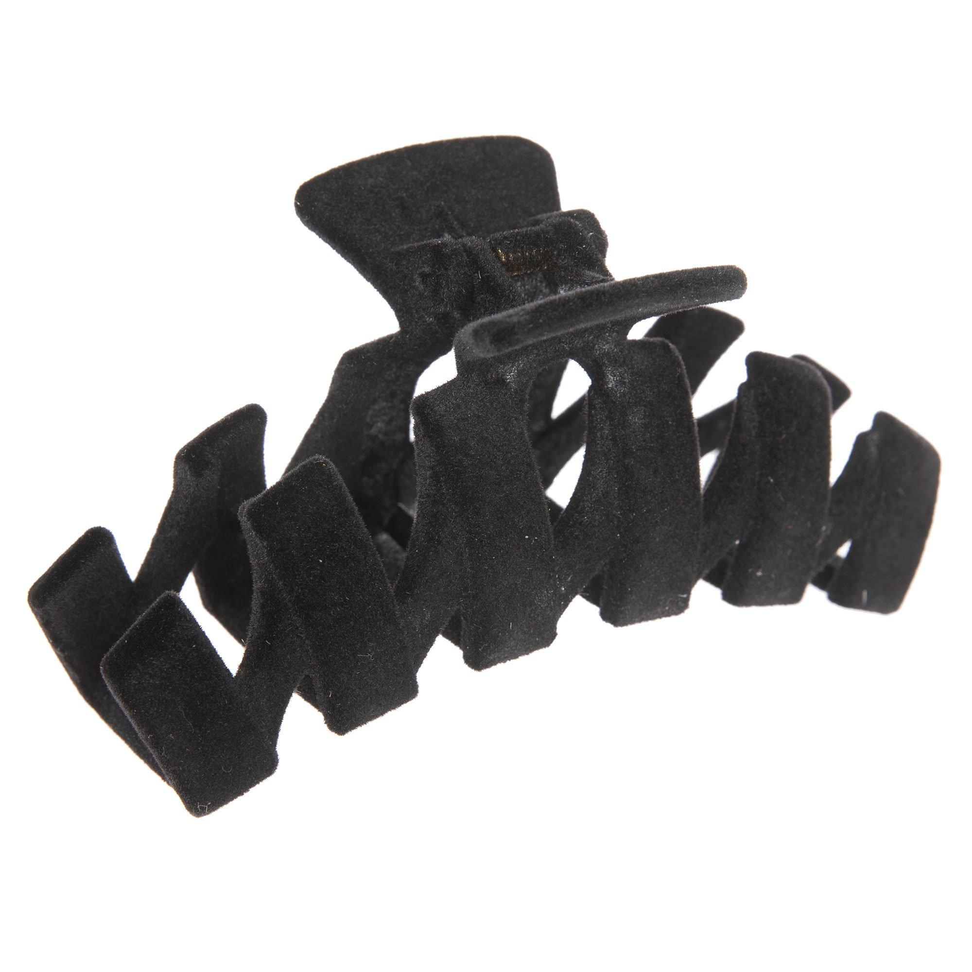 Black Velvet Zig Zag Claw Hair Clip Hobby Lobby 5993167
