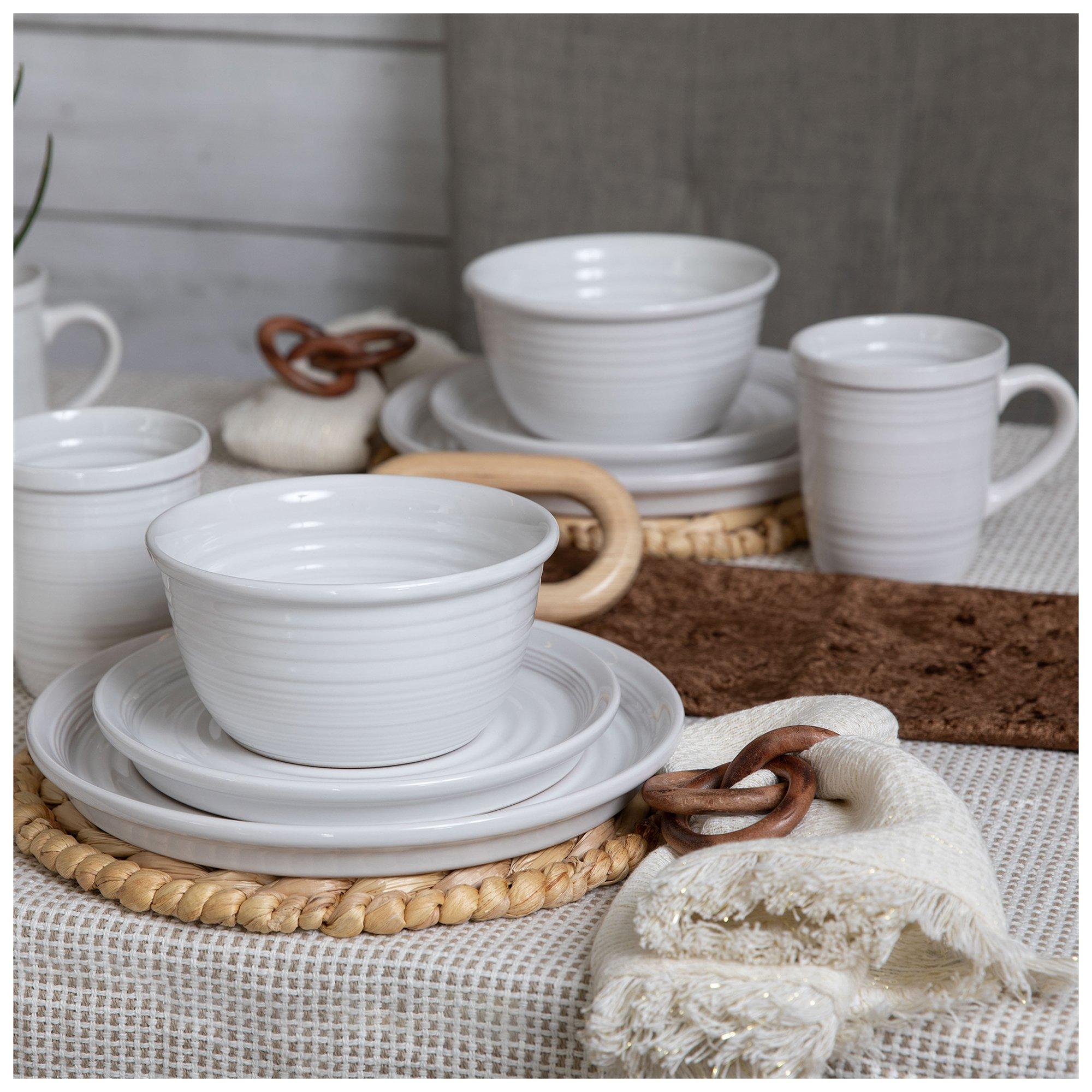 Ribbed Dinnerware - 16 Piece Set | Hobby Lobby | 5993720