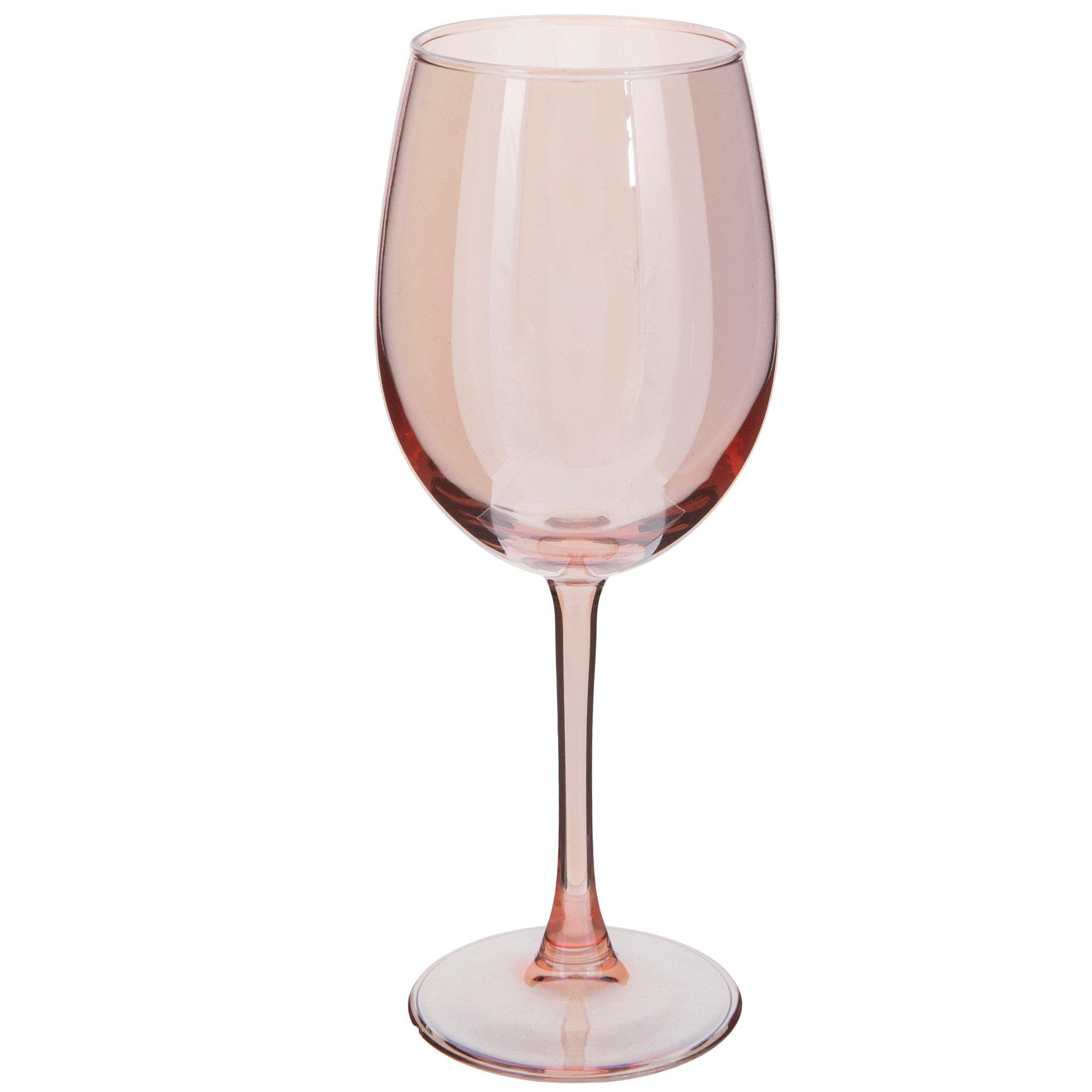 RAKLE Stemless Wine Glasses – Set of 4 Red Colored