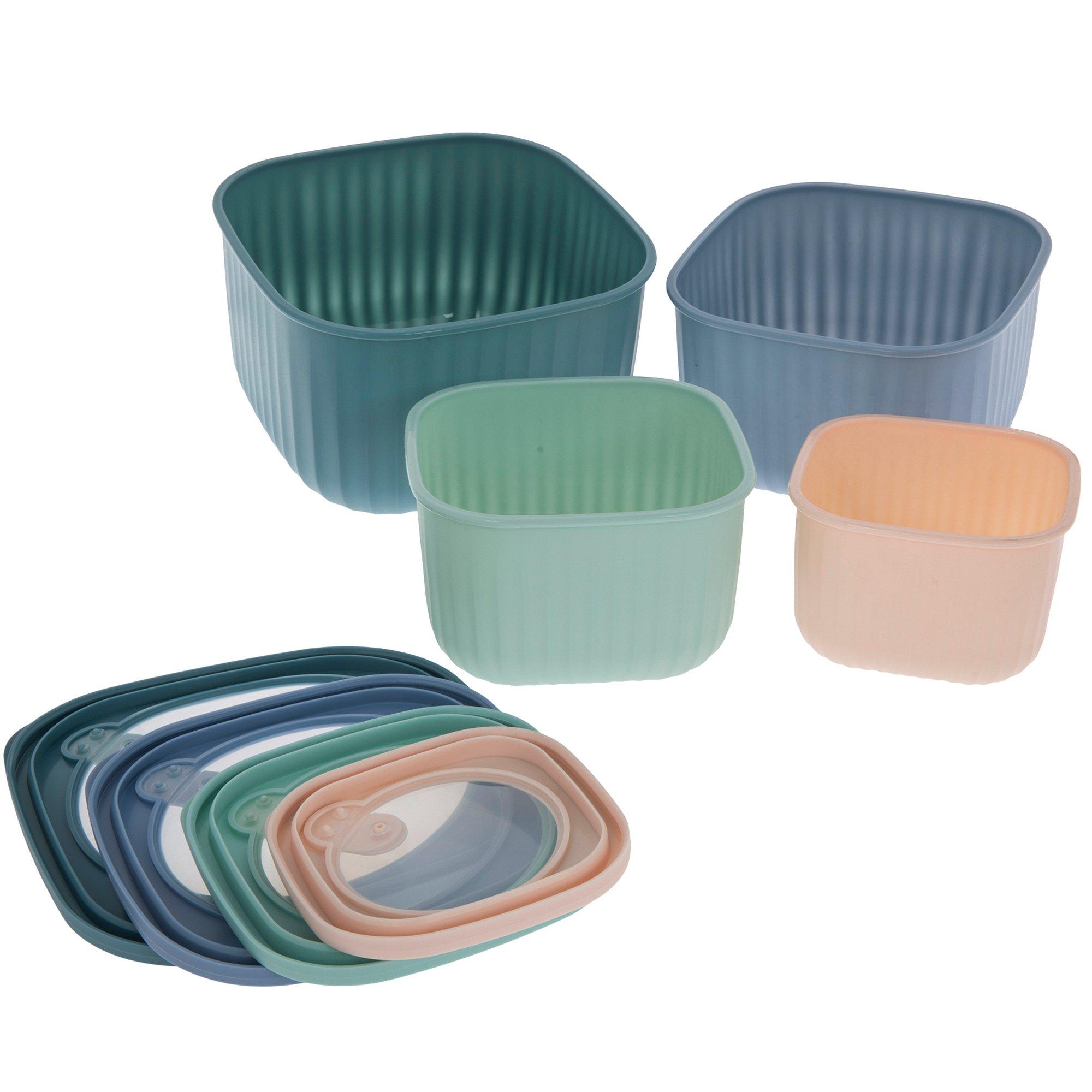 Rectangle Bowls & Lids - 8 Piece Set, Hobby Lobby