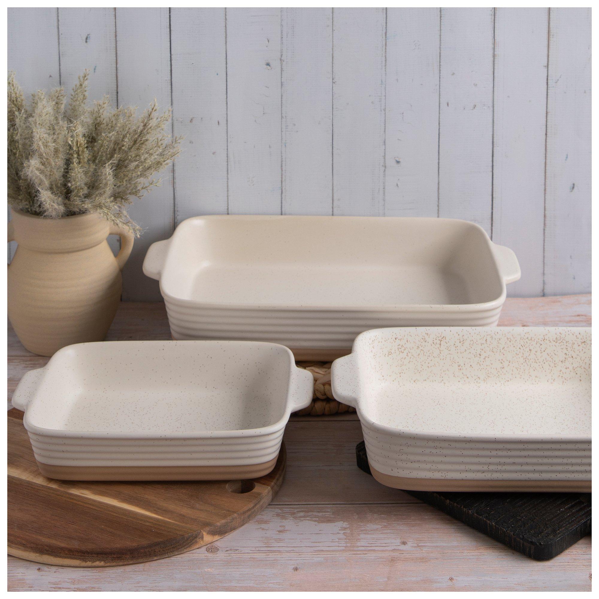 Speckled Stoneware Baking Dishes - 3 Piece Set | Hobby Lobby | 5994421