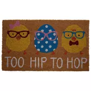 Too Hip To Hop Coir Doormat