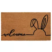 Welcome Bunny Coir Doormat