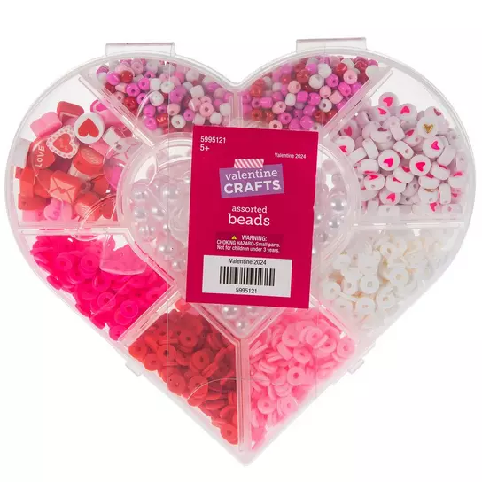 Pink & Red Acrylic Hearts, Hobby Lobby