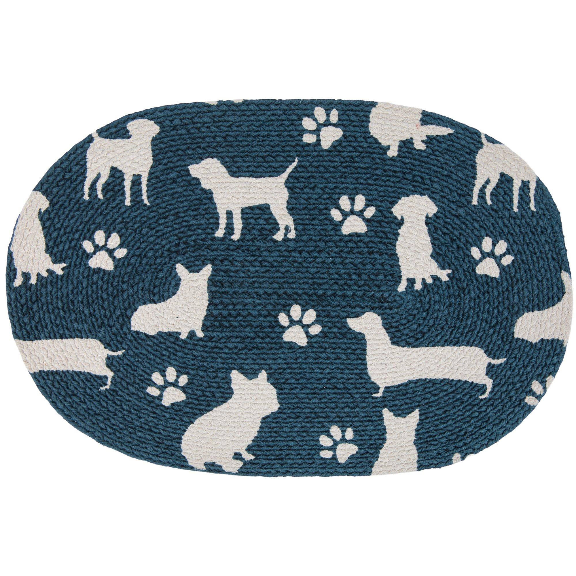 Blue & White Dog Placemat Hobby Lobby 5995428
