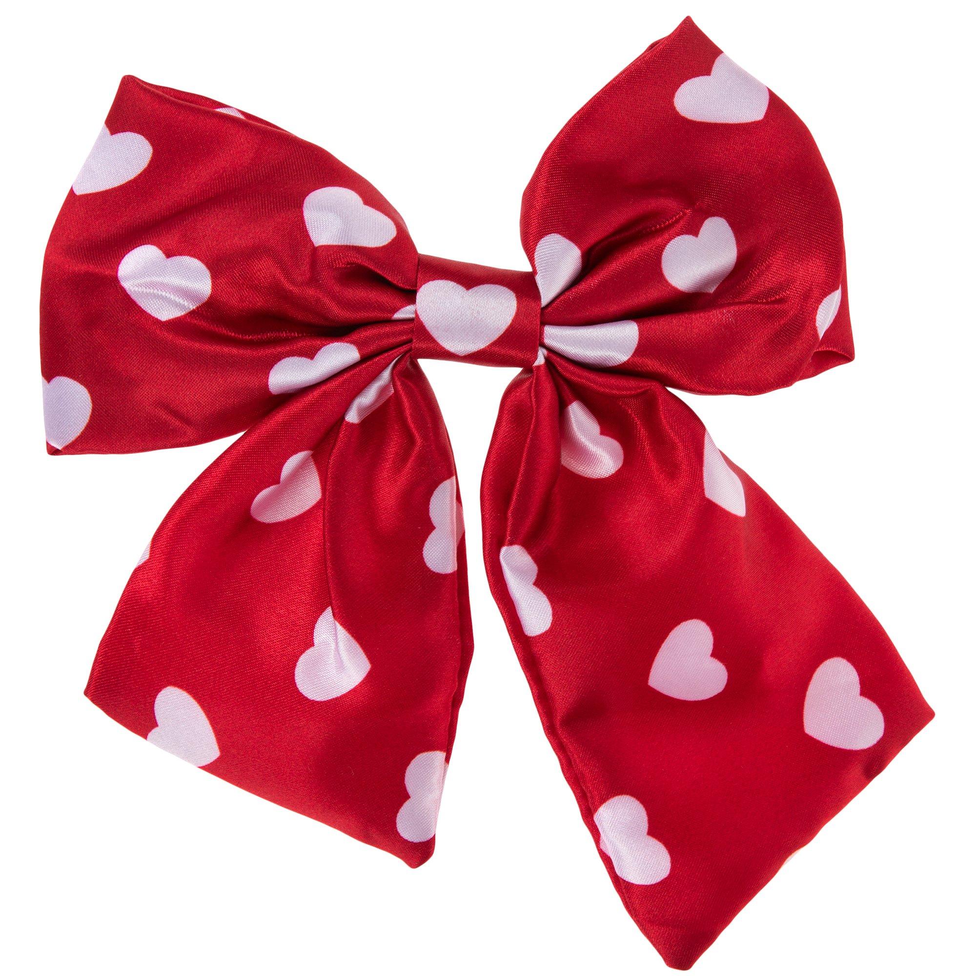 Red & White Loopy Hair Ribbon – Flawless Designsz