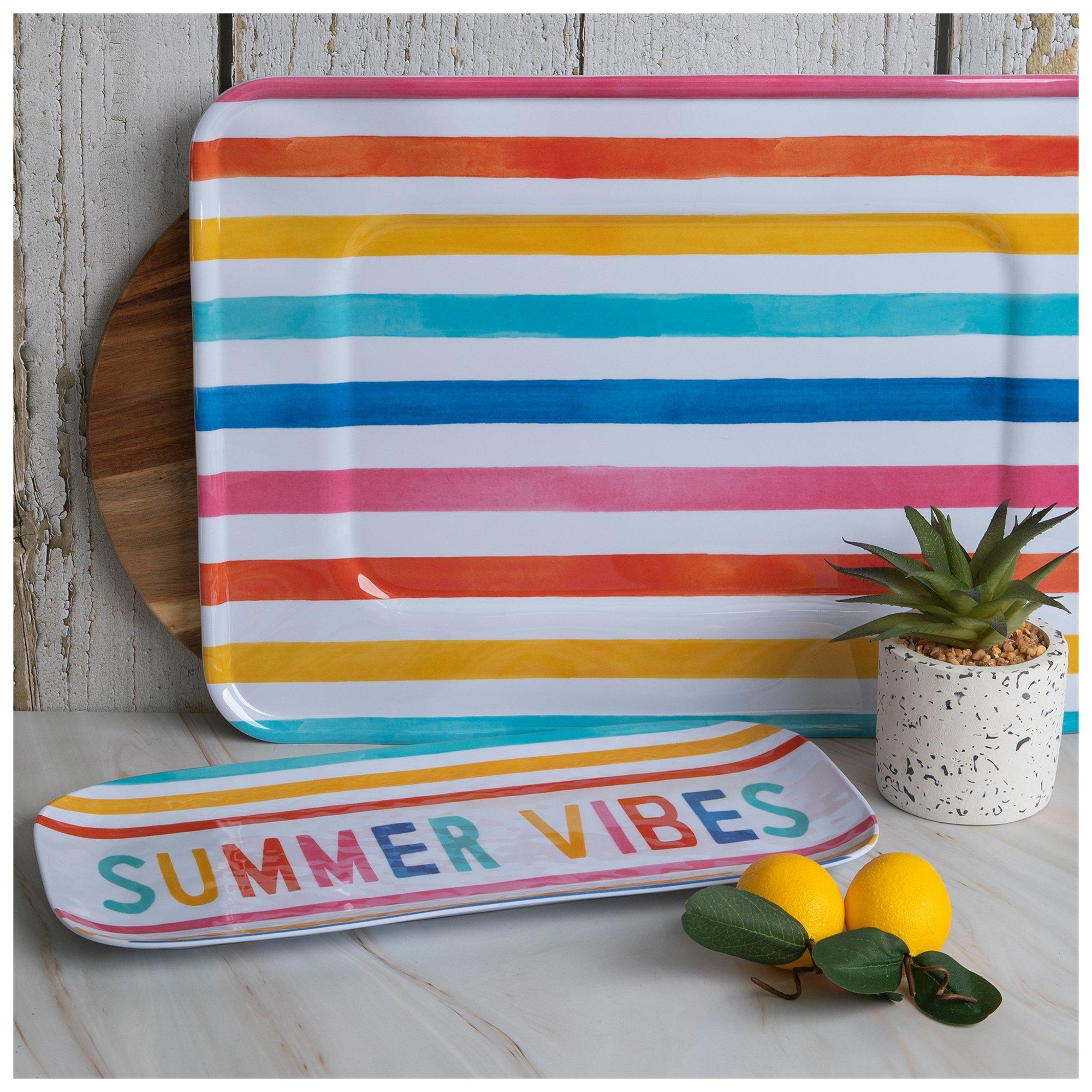 Summer Vibes Striped Trays Hobby Lobby 5997226