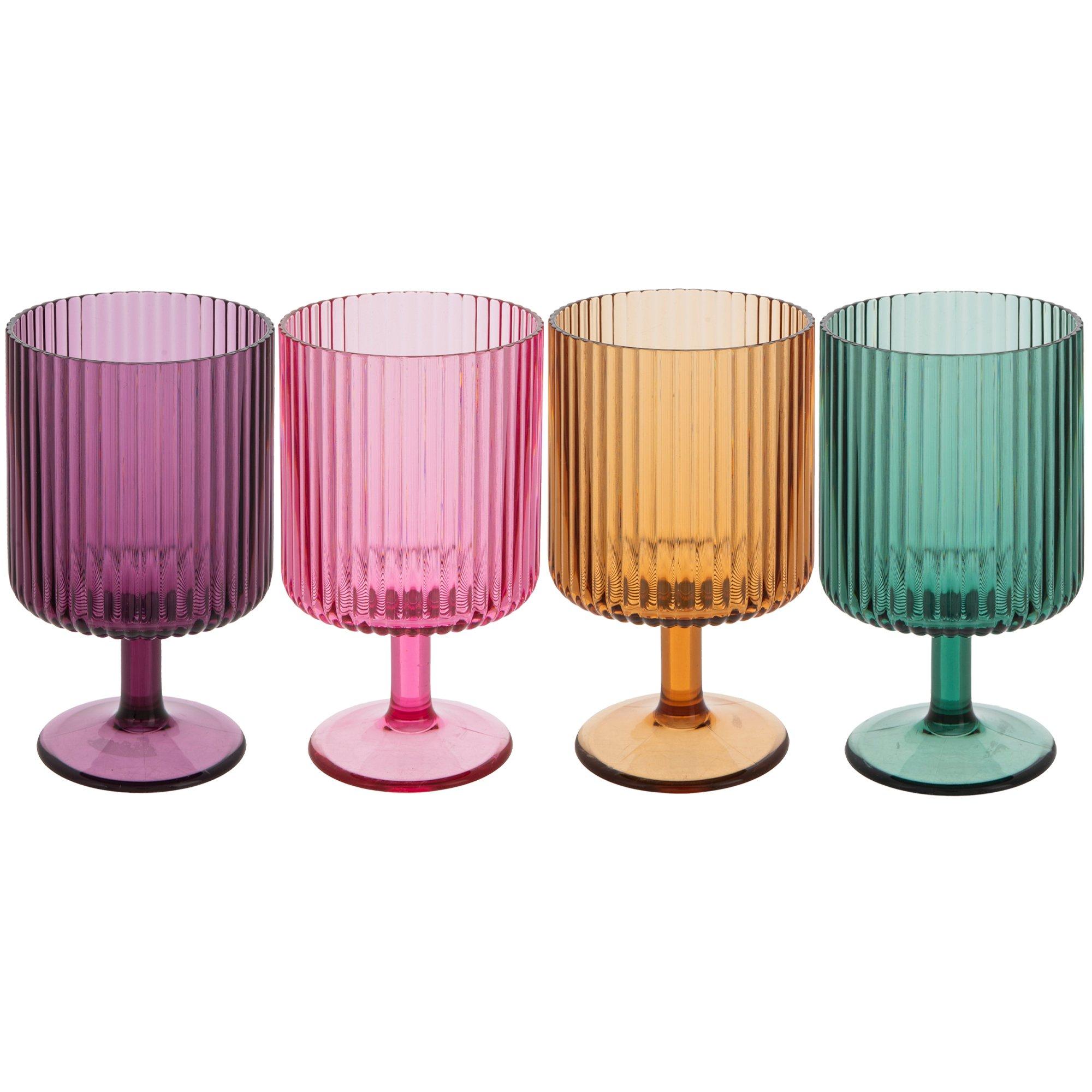 Ribbed Stemmed Glasses Hobby Lobby 5997374