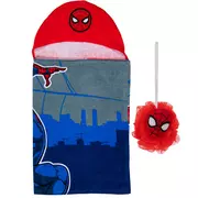 Spider-Man Hooded Towel & Loofa
