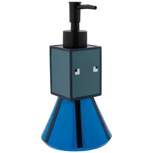 Blue Minecraft Squid Soap Dispenser