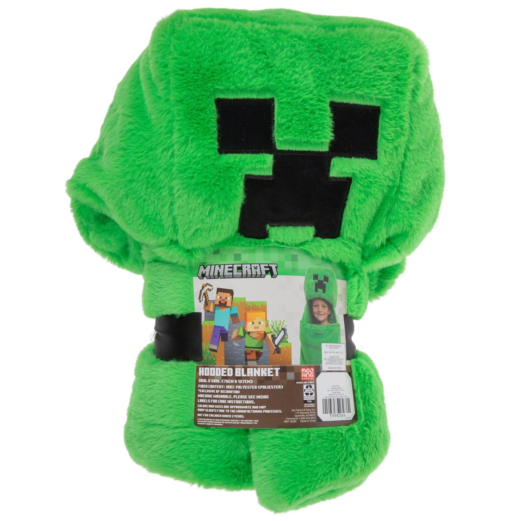 Minecraft hooded 2024 blanket