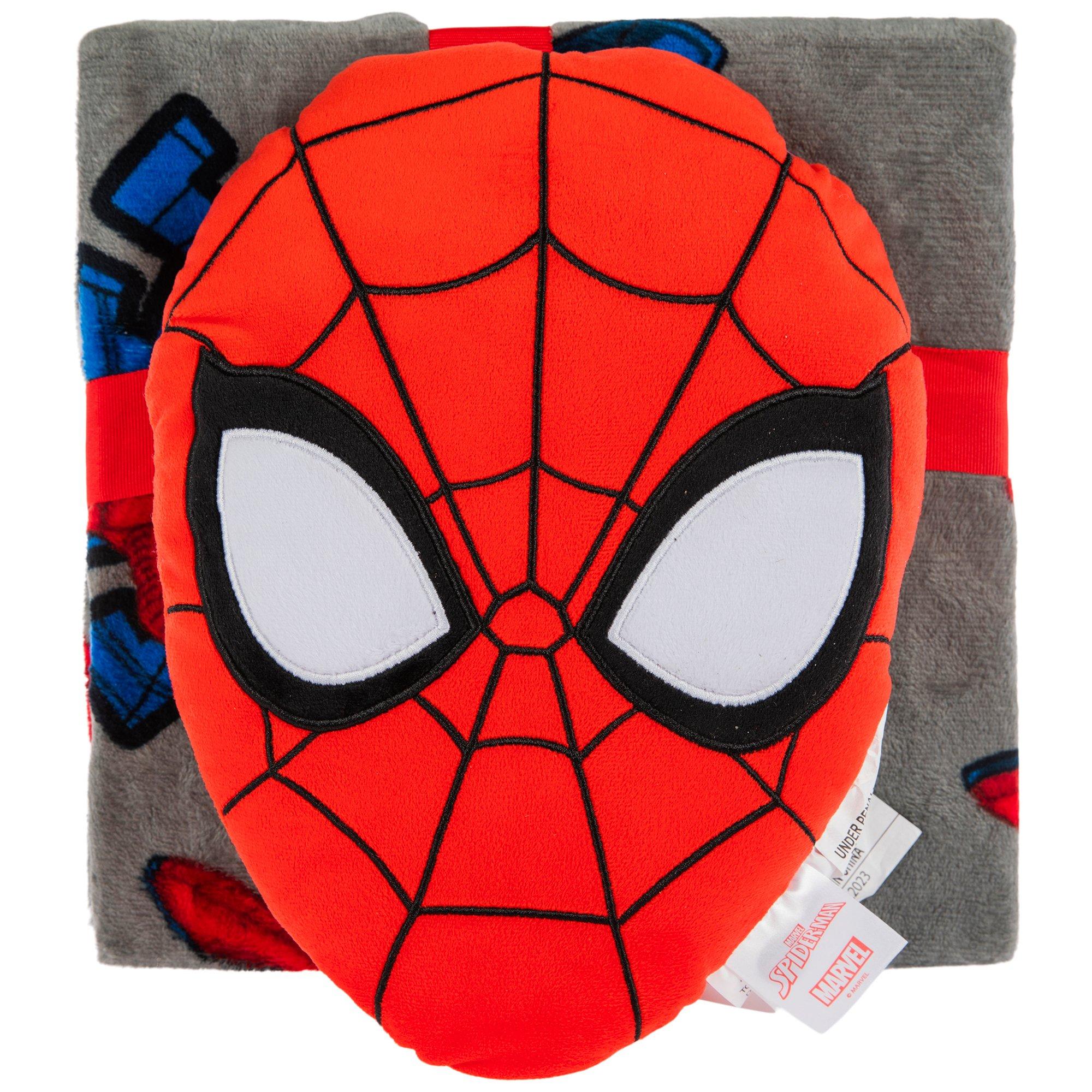 Spiderman blanket and discount pillow