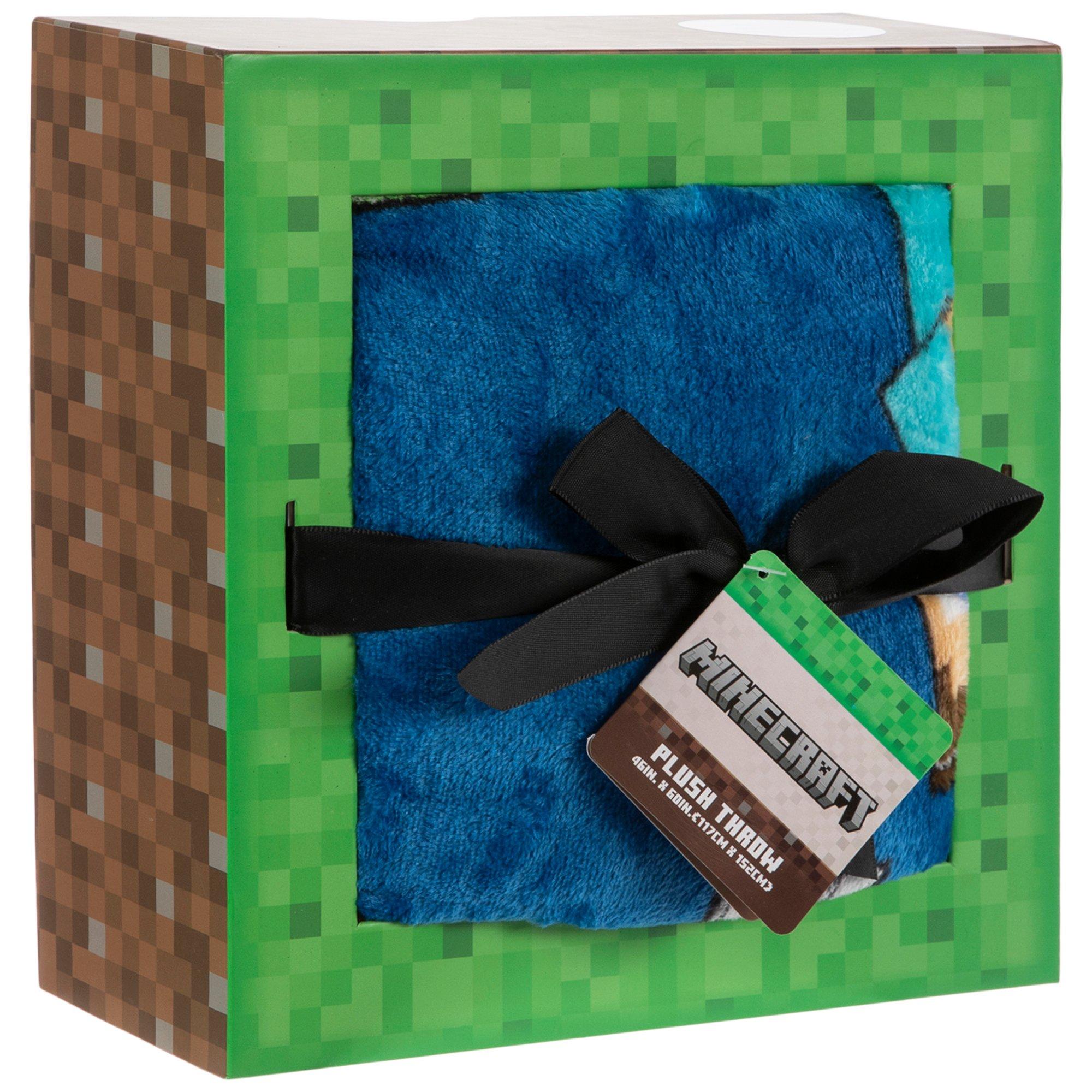 Minecraft throw online blanket