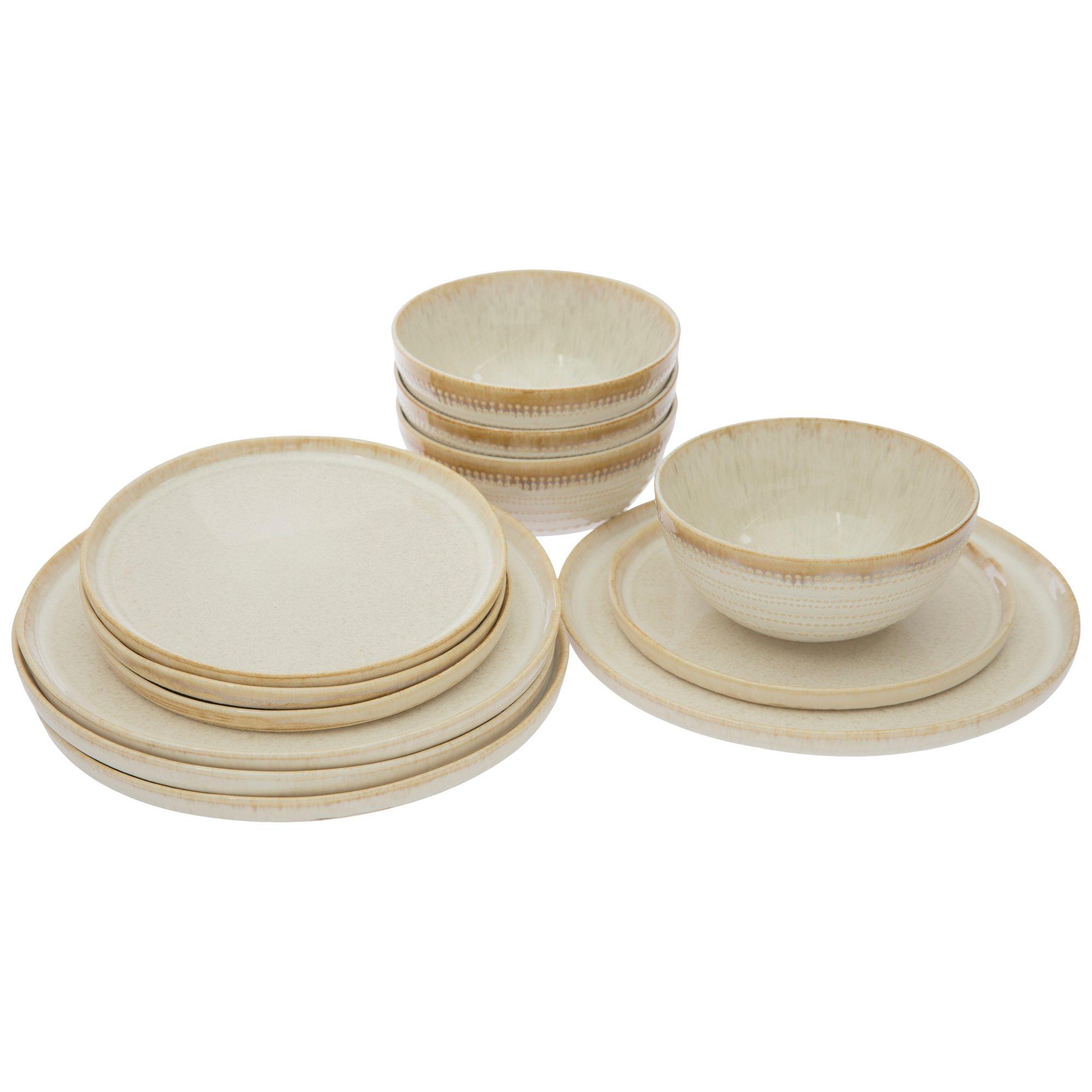 Beige Dinnerware 12 Piece Set Hobby Lobby 5999917