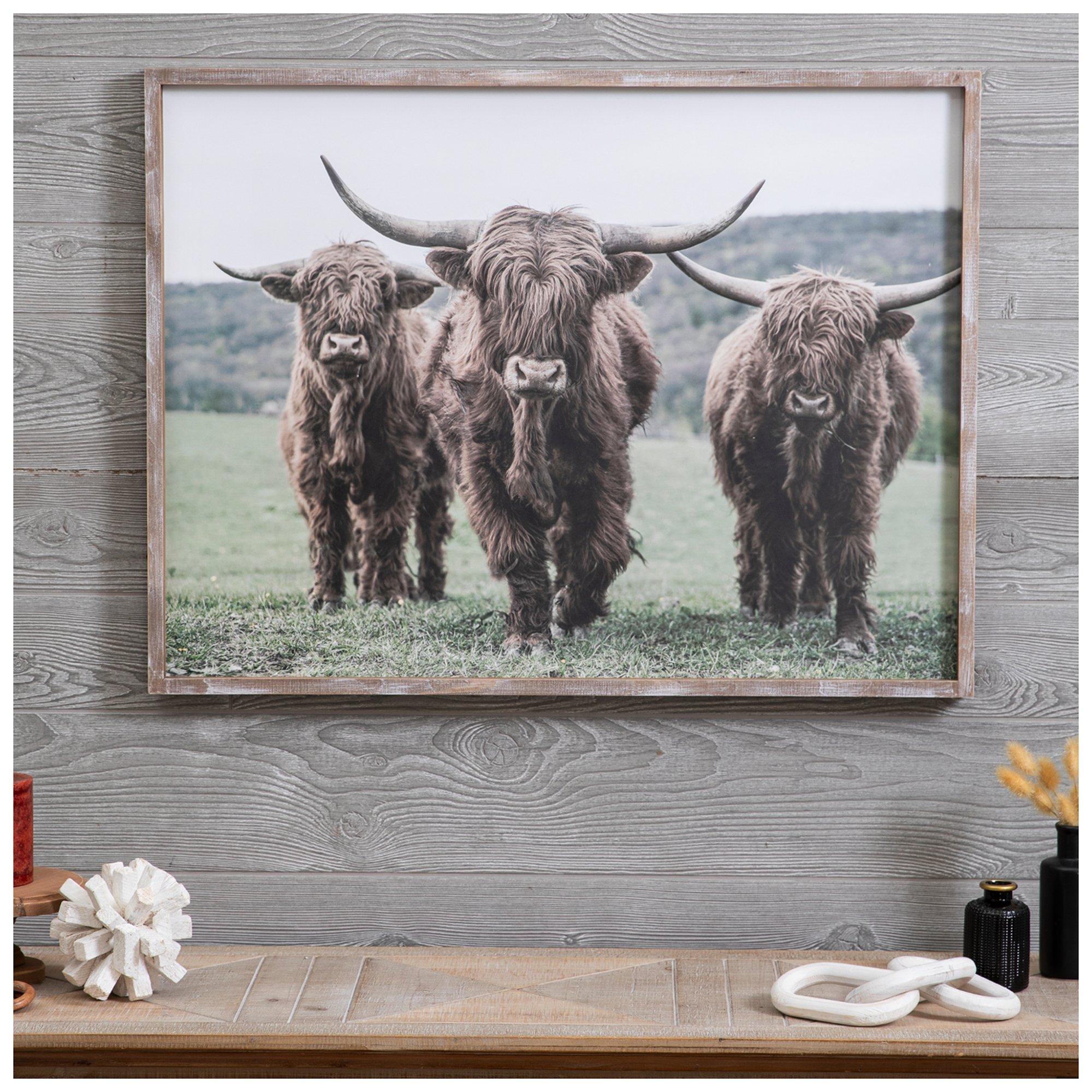 Shaggy Highland Cows Wood Wall Decor Hobby Lobby 6000814