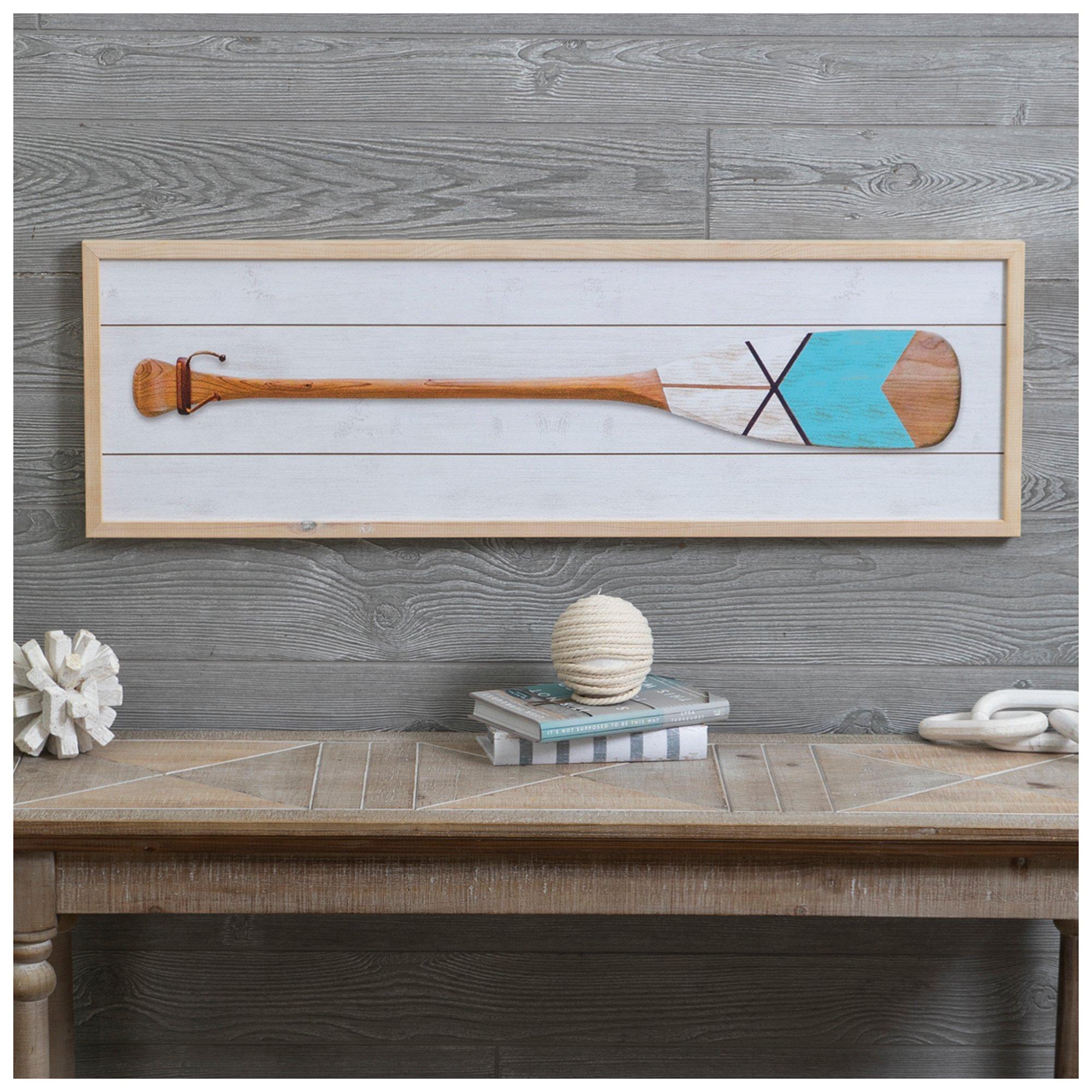 Blue & White Oar Wood Wall Decor Hobby Lobby 6001028