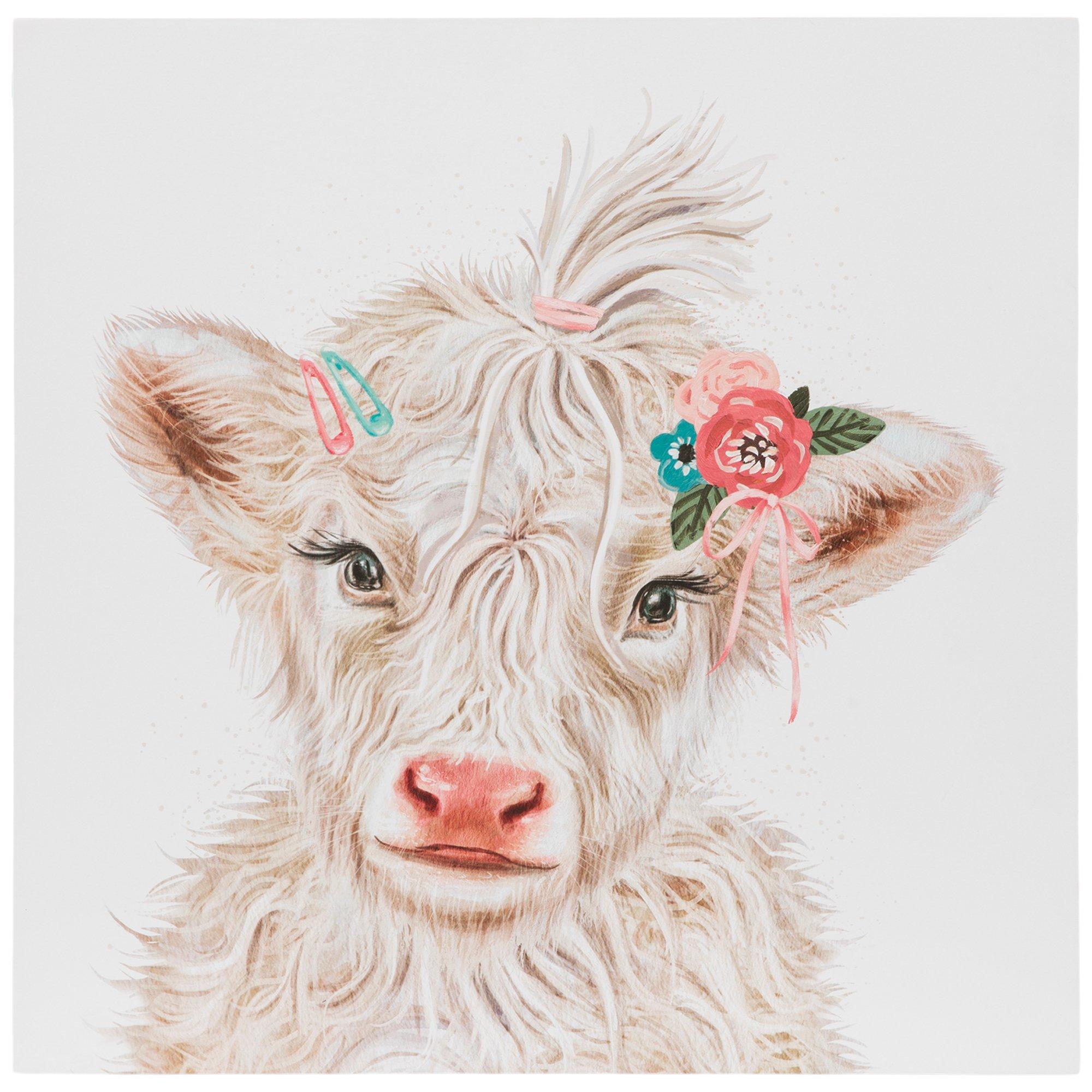 Bull Calf Diamond Painting Design Cute Animal Embroidery Portrait House  Displays