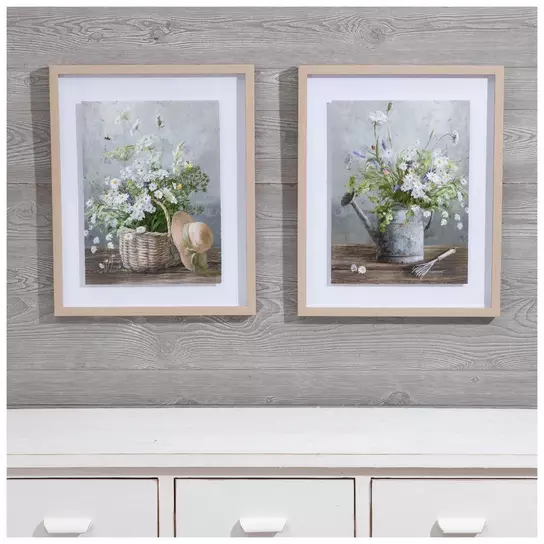 Cottage Floral Framed Wall Decor Set | Hobby Lobby | 6003164