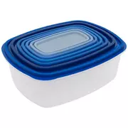 Rectangle Nested Storage Containers - 14 Piece Set