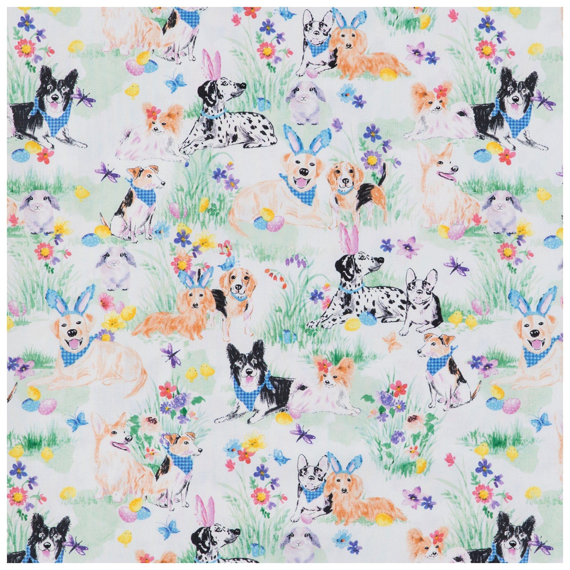 Easter Dogs Cotton Fabric Hobby Lobby 6005920