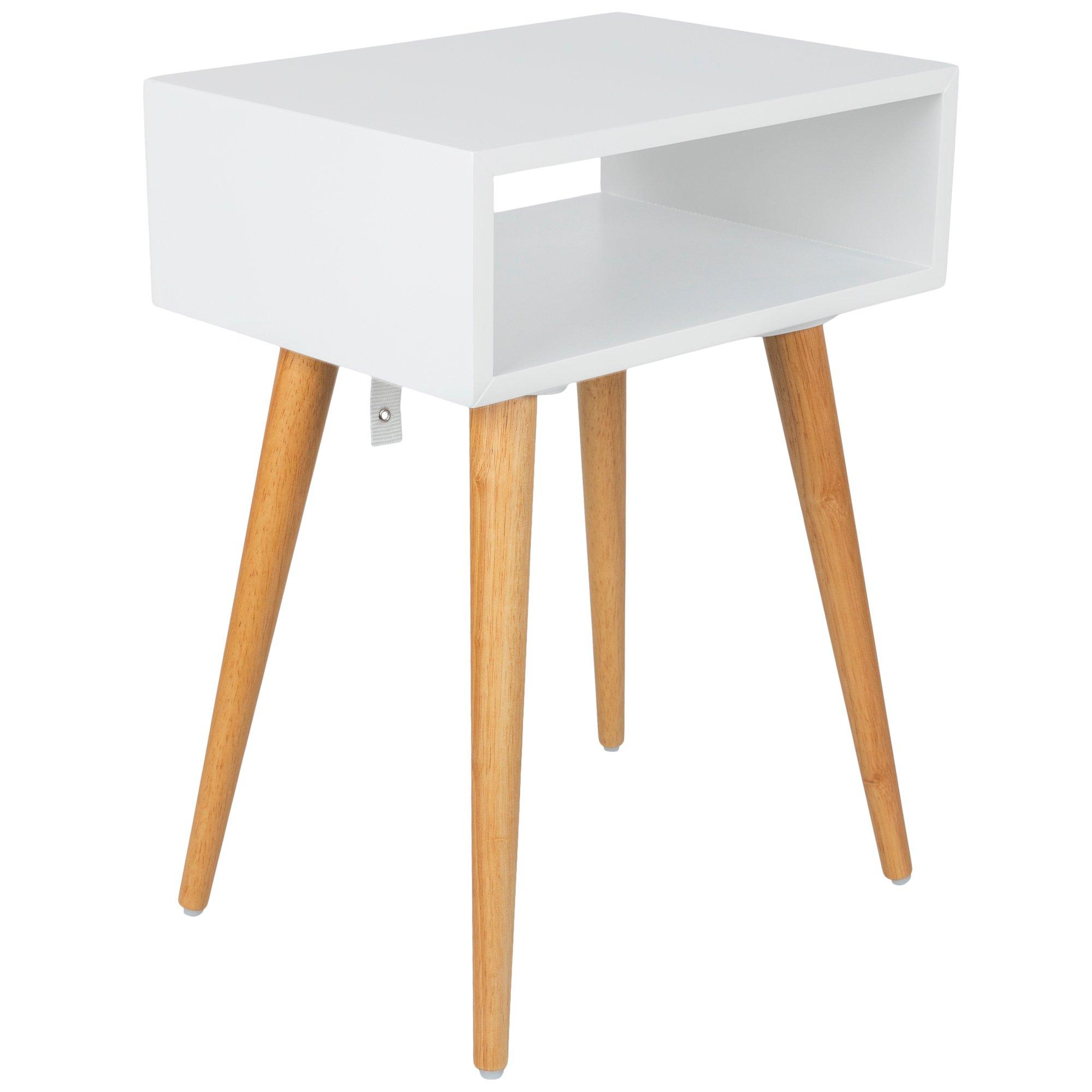 White Retro Side Table Hobby Lobby 6006837