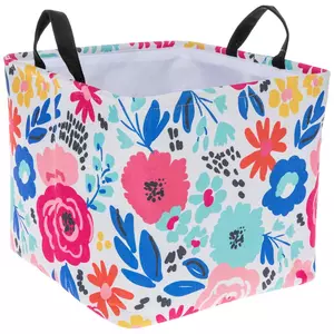 Floral Fabric Container