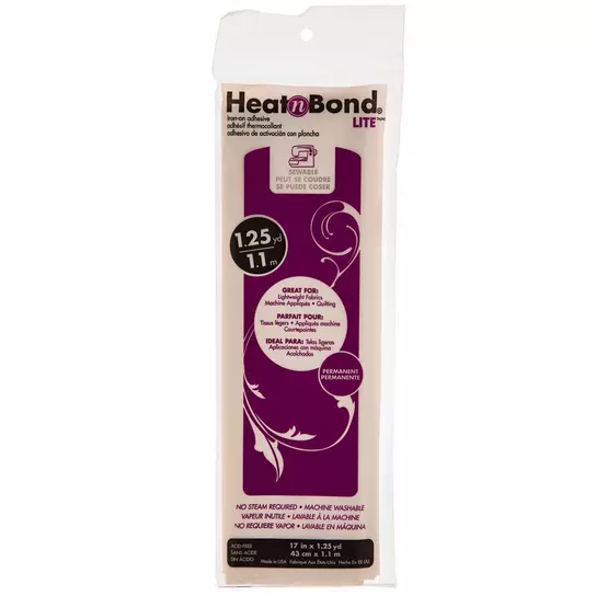 Heat n Bond Lite Iron On Adhesive - Orchid Owl Quilts
