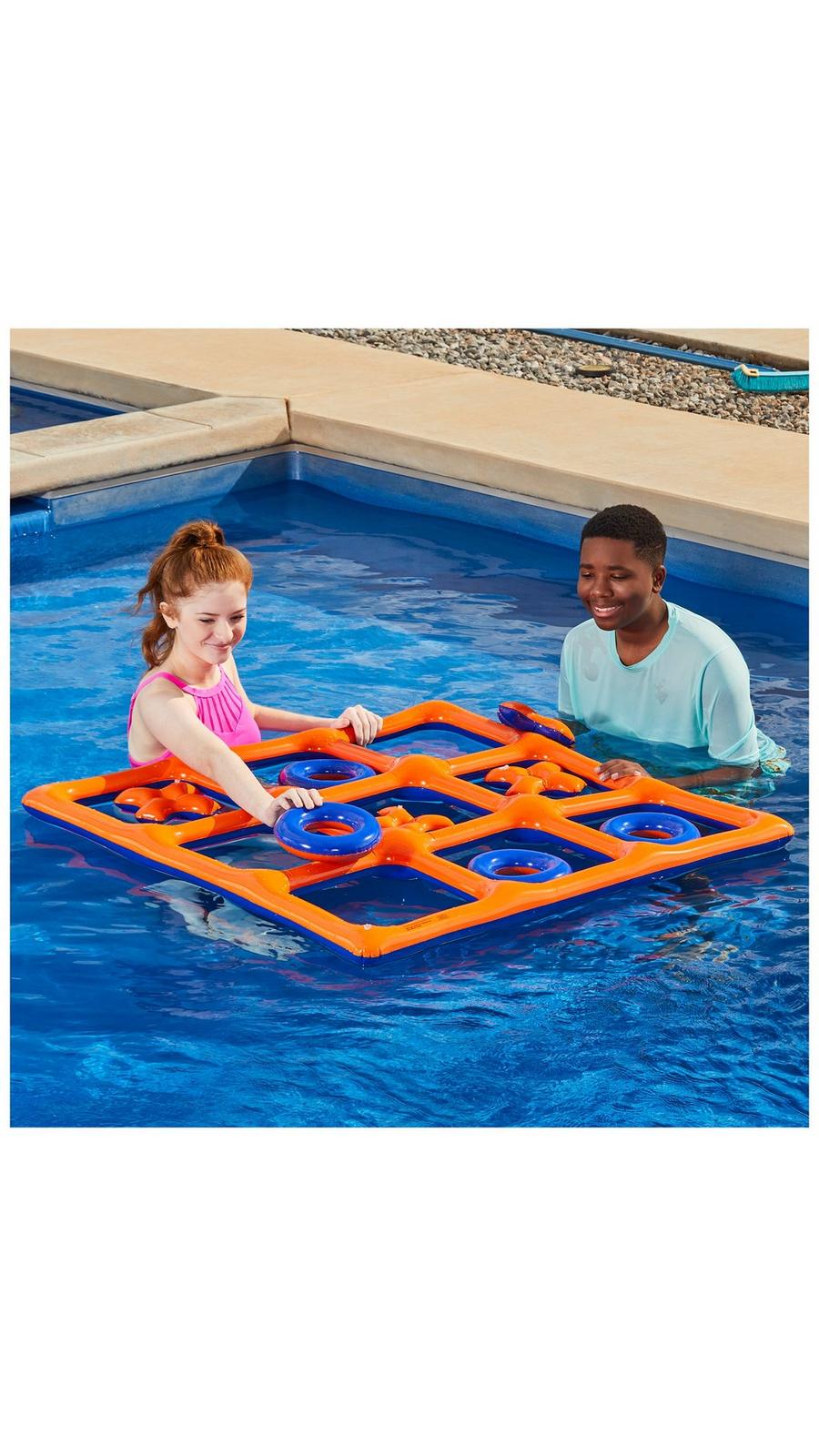 趣味・スポーツ・実用 Signs of the Times-Tick-Talk Inflatable Pool Tic Tac Toe | Hobby Lobby | 6010094