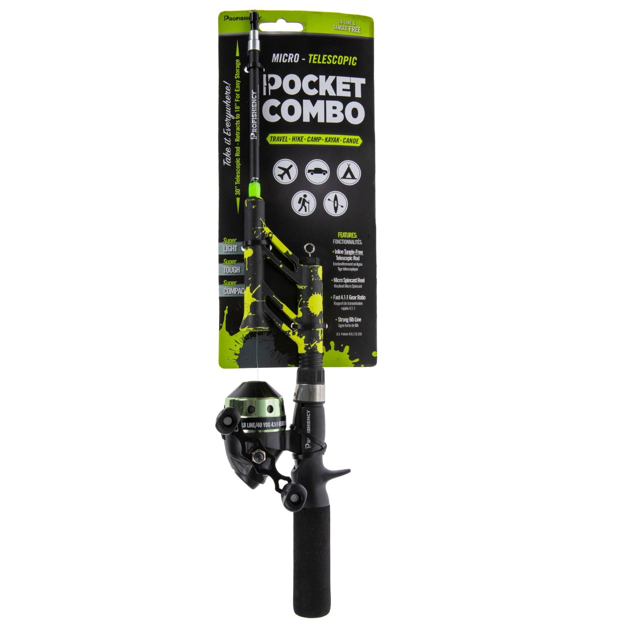 Silver Pocket Combo Telescopic Fishing Rod