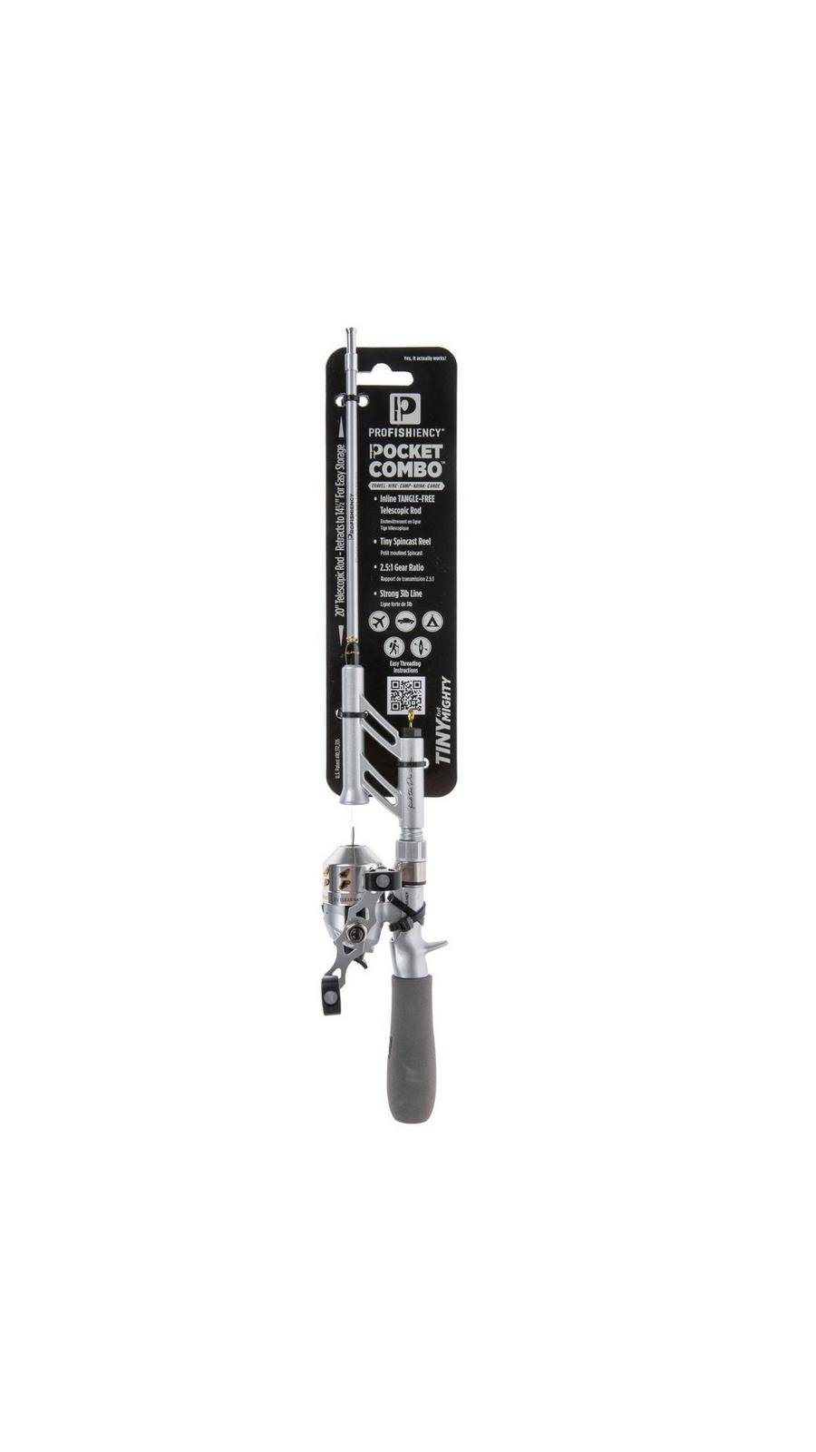 Silver Pocket Combo Telescopic Fishing Rod | Hobby Lobby | 6012769
