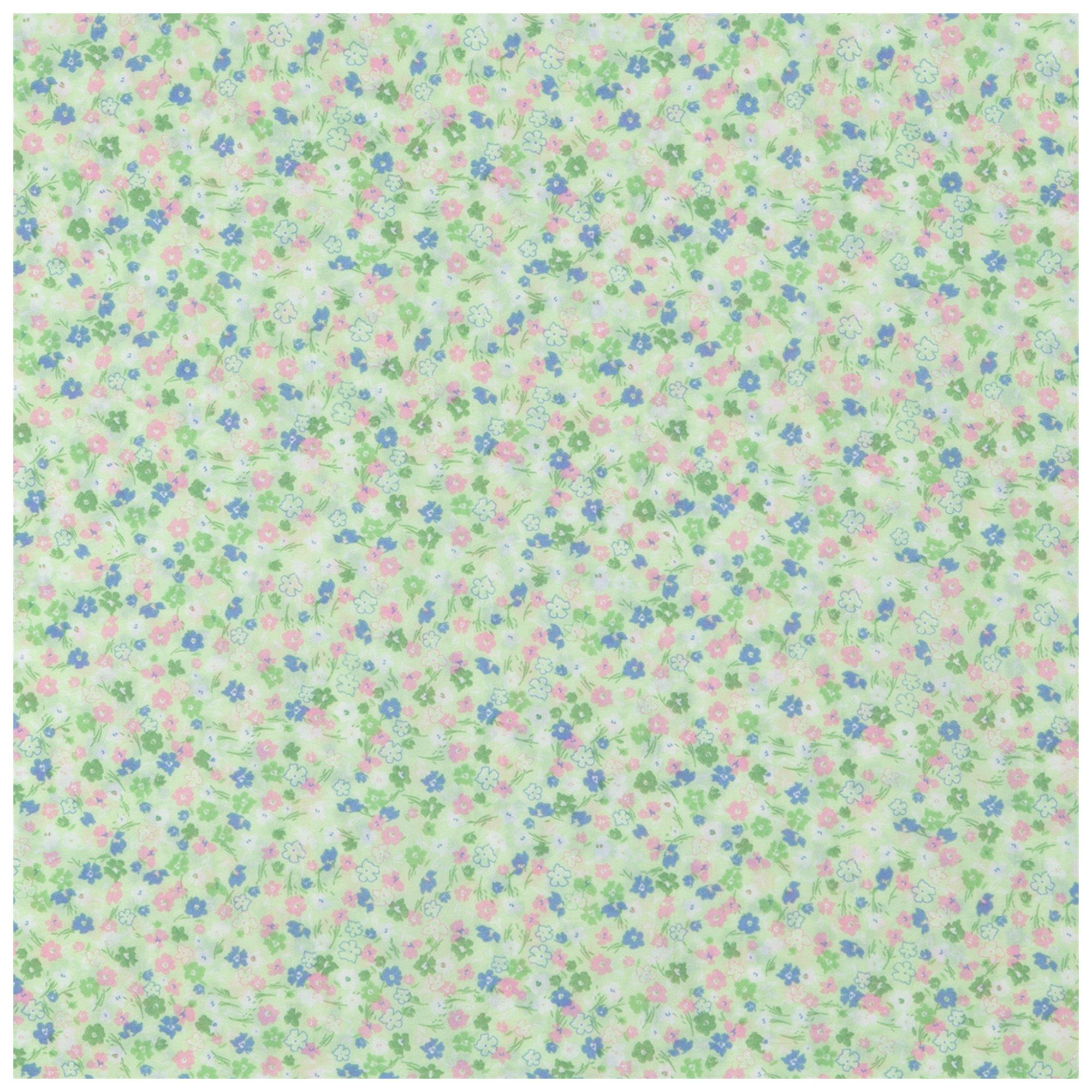 Green Floral Crepe Fabric Hobby Lobby 6013528