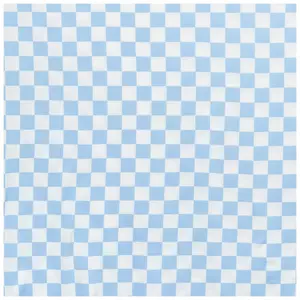 Blue & White Check Fabric