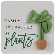 Distracted By Plants Wood Decor